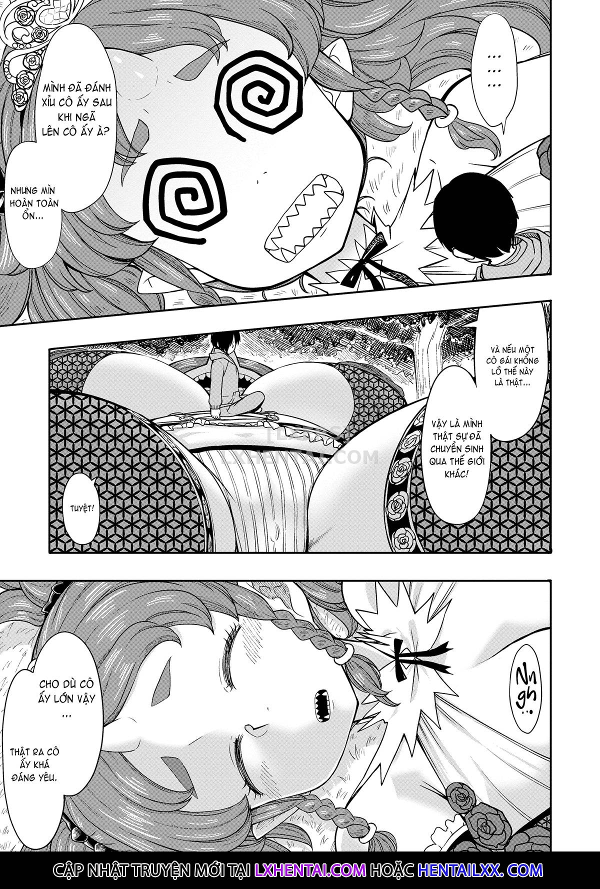 Đọc truyện hentai Monster Girls With a Need for Seed - Chap 7 - The Story of a Giantess from Another World with a Need for Seed