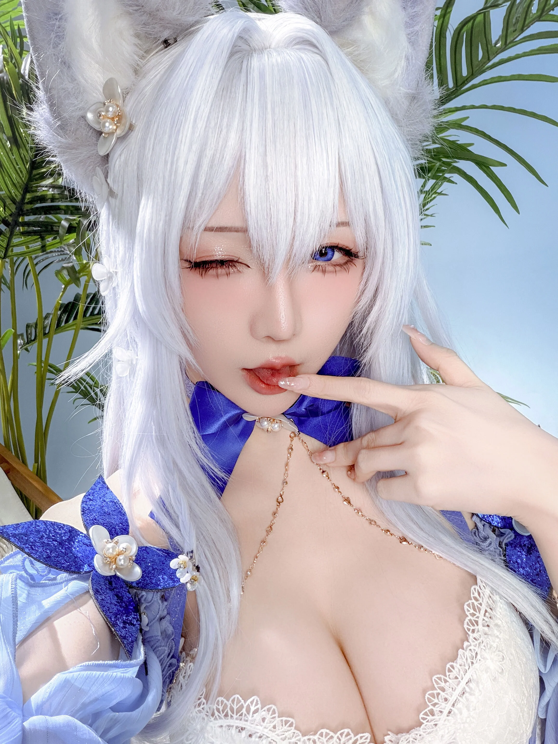 Đọc truyện hentai Tuyển tập Albums siêu phẩm Cosplay - Chap 1395 - Star's Lingering - Azur Lane Shinano Swimsuit