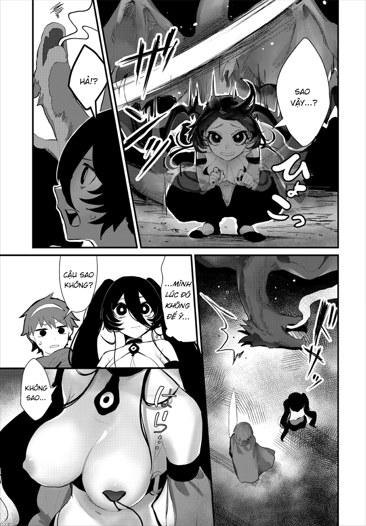 Đọc truyện hentai Đang dọn hầm ngục thì... - Oneshot