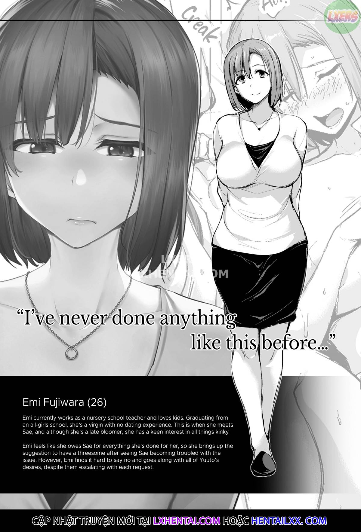 Đọc truyện hentai Không lên đỉnh nổi nếu không có hai cặp vú khủng nên vợ tôi đã đưa bạn của cô ấy đến! - Chap 1