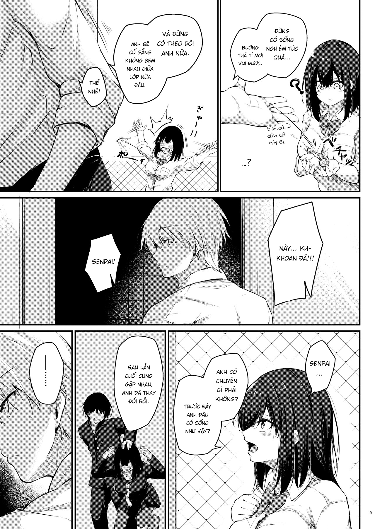 Đọc truyện hentai Kouhai Fuukiiin ni Yoru Furyou Senpai no Otoshikata - Oneshot