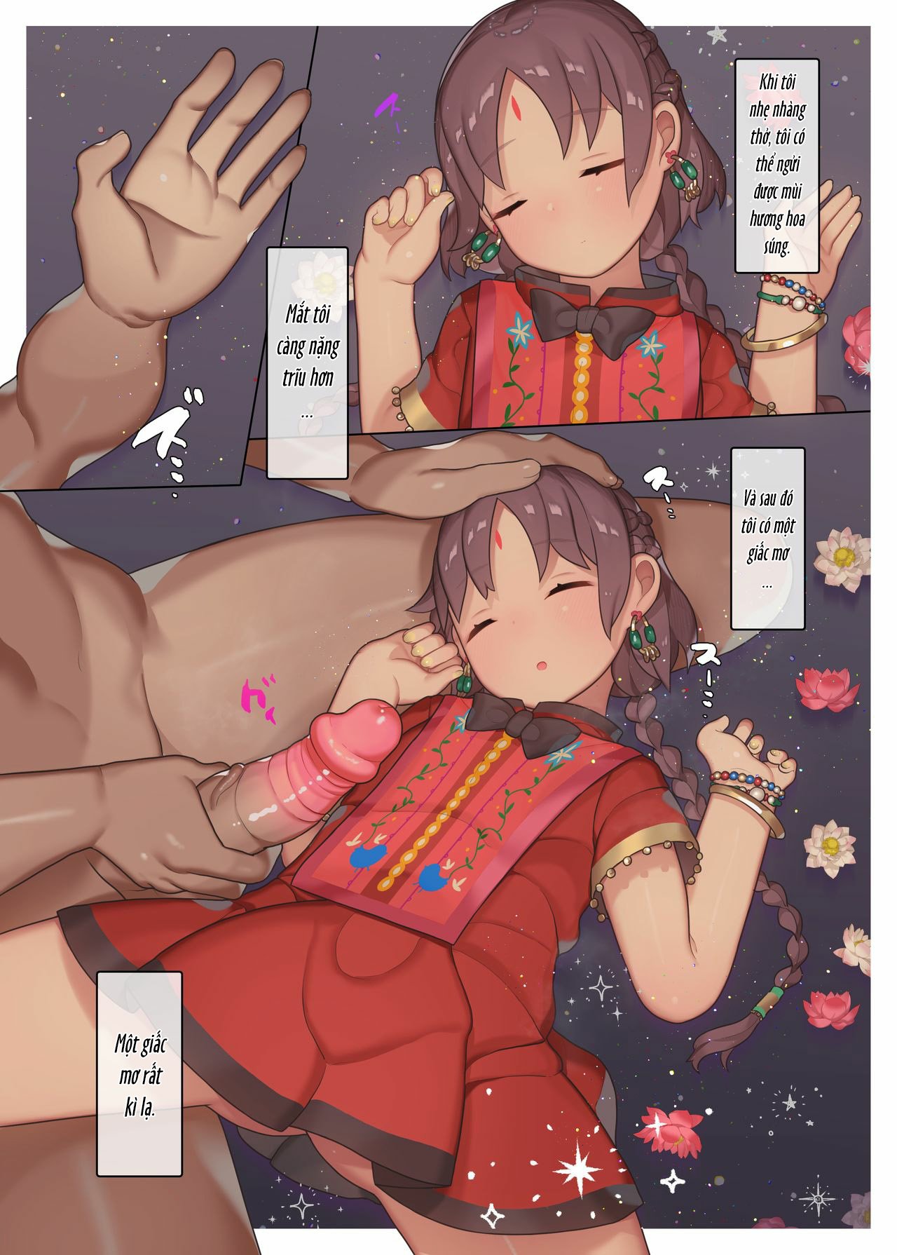 Đọc truyện hentai Ngủ Ngon Nhé Asha - Oneshot full màu