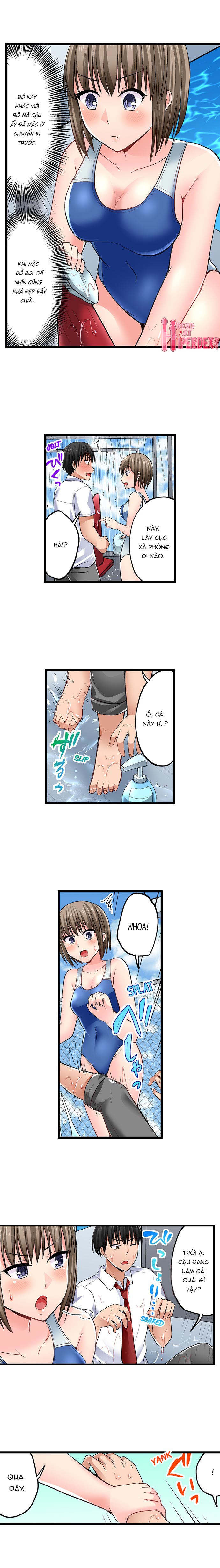 Đọc truyện hentai Trả thù kẻ bắt nạt bằng cách lếu lều - Chap 46: Chuyện tình hồ bơi