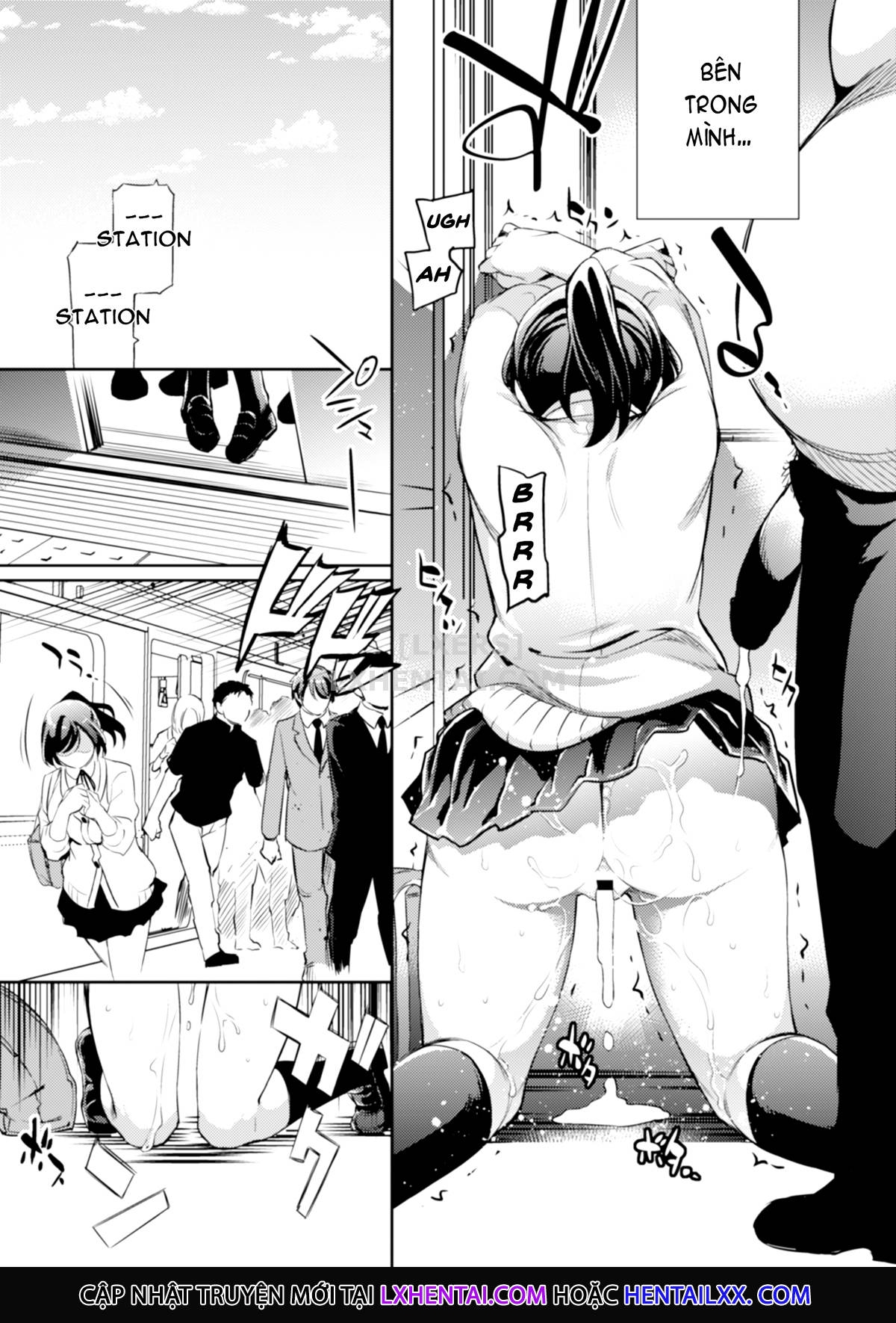 Đọc truyện hentai Sayuri - Kareshi to Hatsu H Mokuzen ni Chikan ni NTR-reta Shoujo - Chap 1