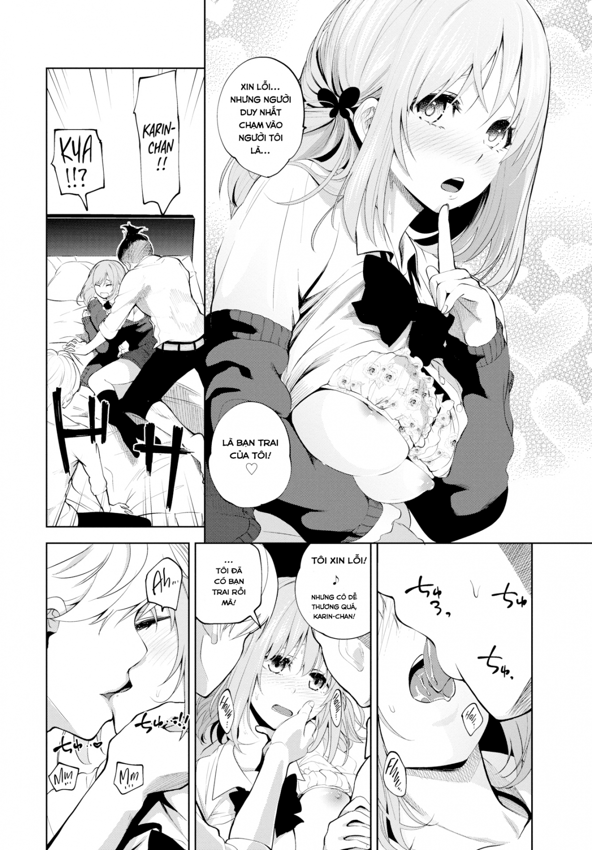 Đọc truyện hentai Karin-chan tries her best! - Oneshot