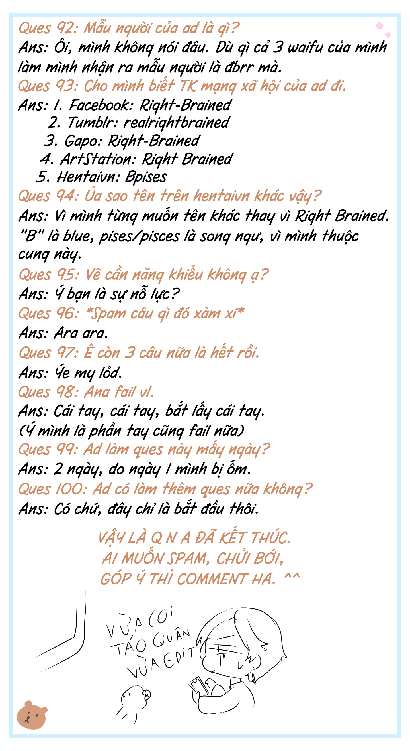 Đọc truyện hentai Never Forget, Never Forgive - Q n A (Tự hỏi tự trả lời)