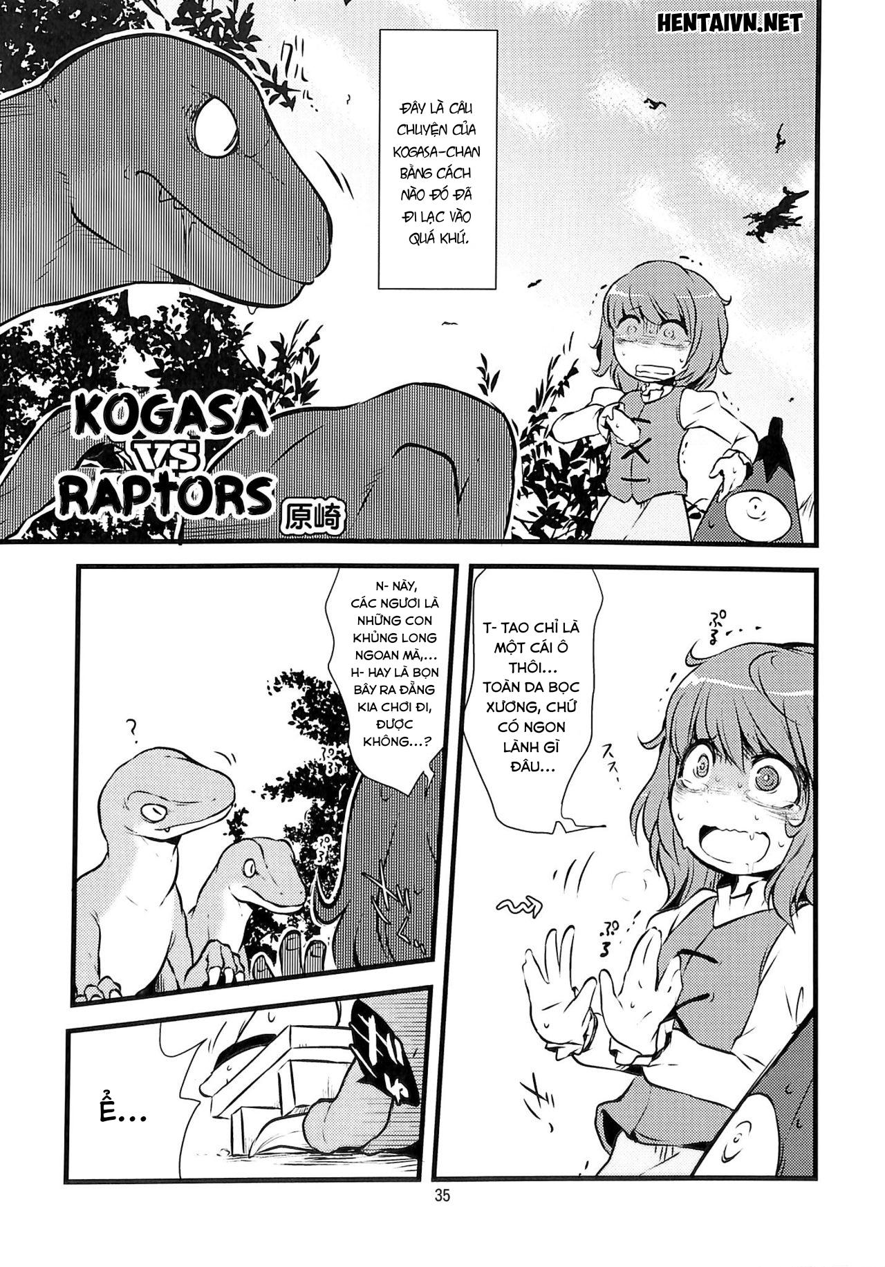 Đọc truyện hentai Tuyển tập guro ngắn( Touhou Project) - Con ma dù và khủng long