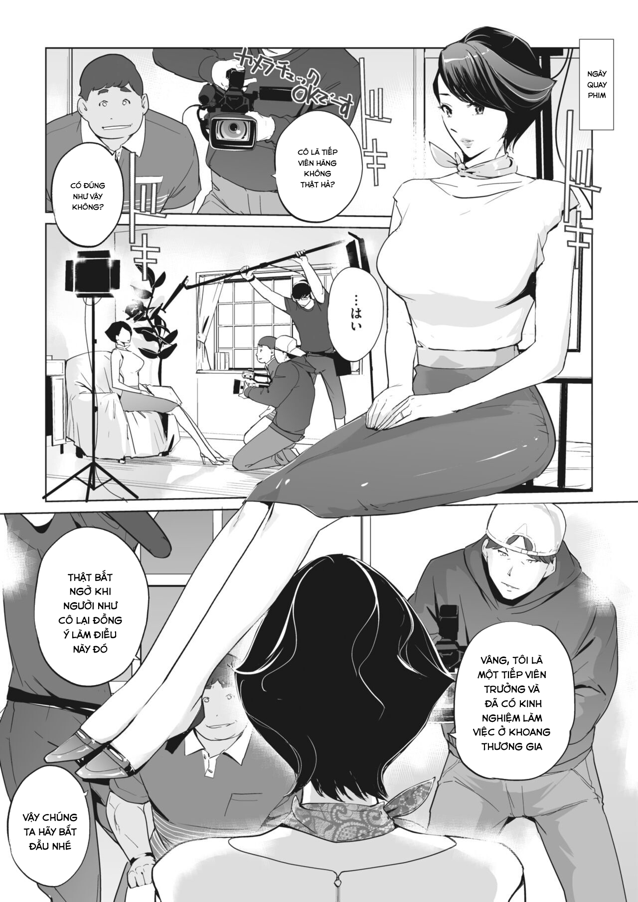 Đọc truyện hentai Dạo này nghe đâu ngành tiếp viên hàng không đang nổi nên làm chơi thôi - Chap 1