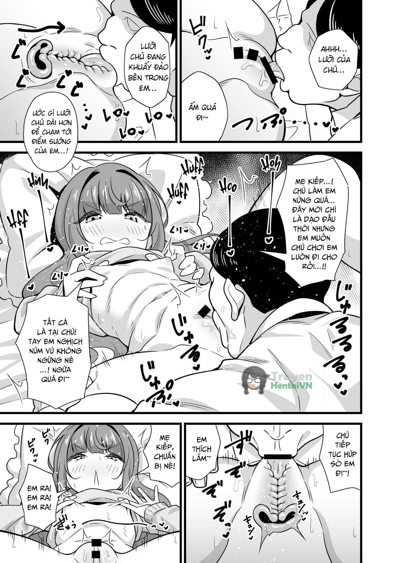 Đọc truyện hentai Oji Saimin Donkan na Ojisan wa Mori no Tsuita Mei-kko Senyou Niku Dirudo - Oneshot