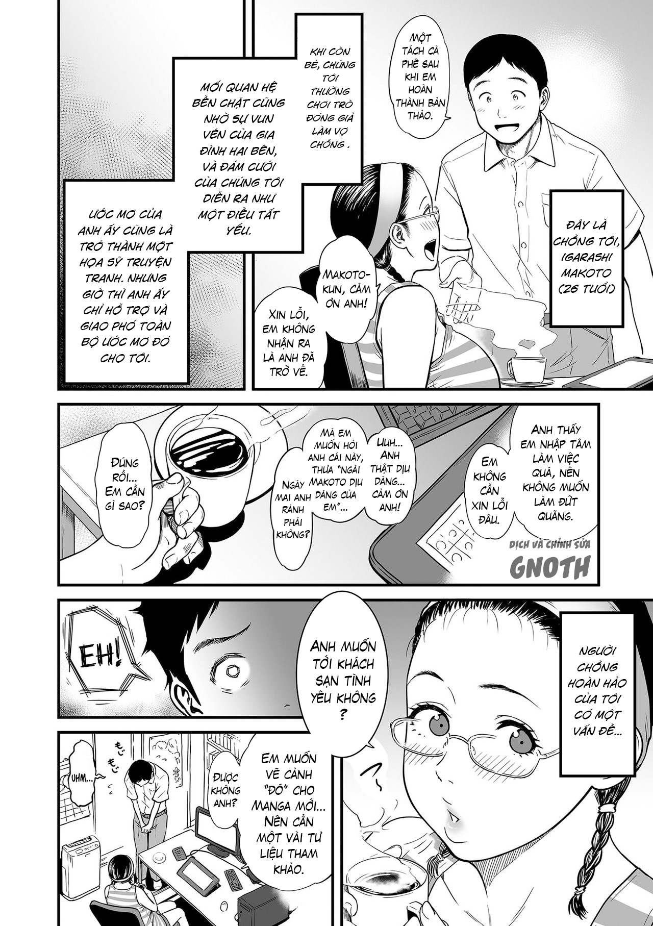 Đọc truyện hentai It’s Not a Fantasy That The Female Erotic Mangaka Is a Pervert - Chap 1