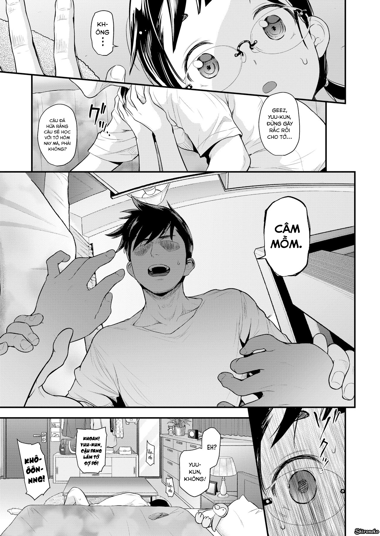 Đọc truyện hentai Jimiko to Ichinichijuu Sex - Chap 4 - Jimiko to Ichinichijuu Sex 4 - Futarikiri no Juken Benkyou wa...