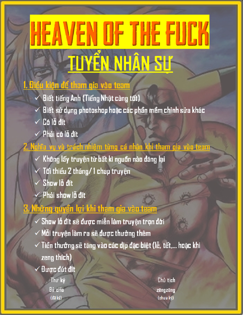 Đọc truyện hentai Tàu tới Duwang (JoJo's Bizarre Adventure-Diamond is Unbreakable) - Killa weed-Bite za Dustou