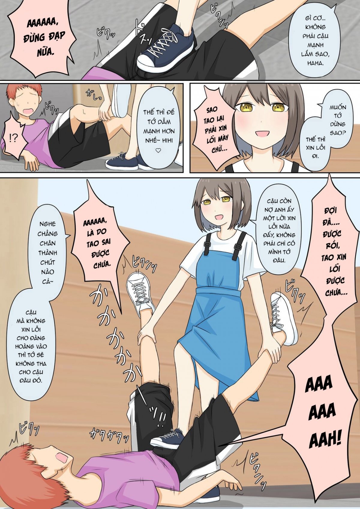 Đọc truyện hentai Bị bạn gái bắt nạt - Oneshot