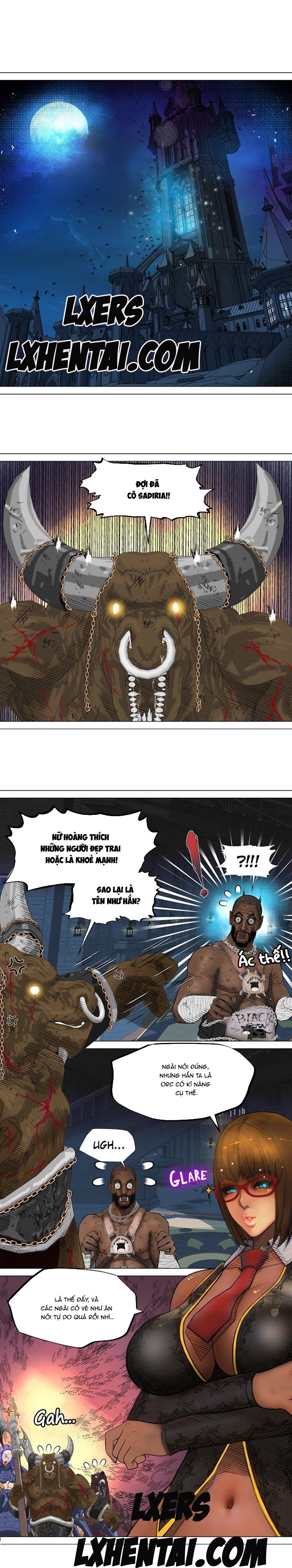Đọc truyện hentai Nữ Hoàng Dark Elf Và Nô Lệ Orc - Chap 7