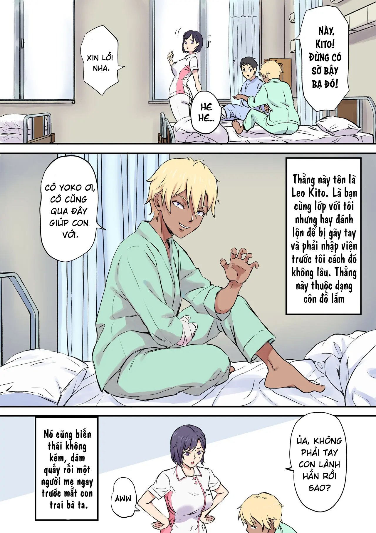 Đọc truyện hentai Người mẹ y tá địt bệnh nhân ở bệnh viện - Phần 1