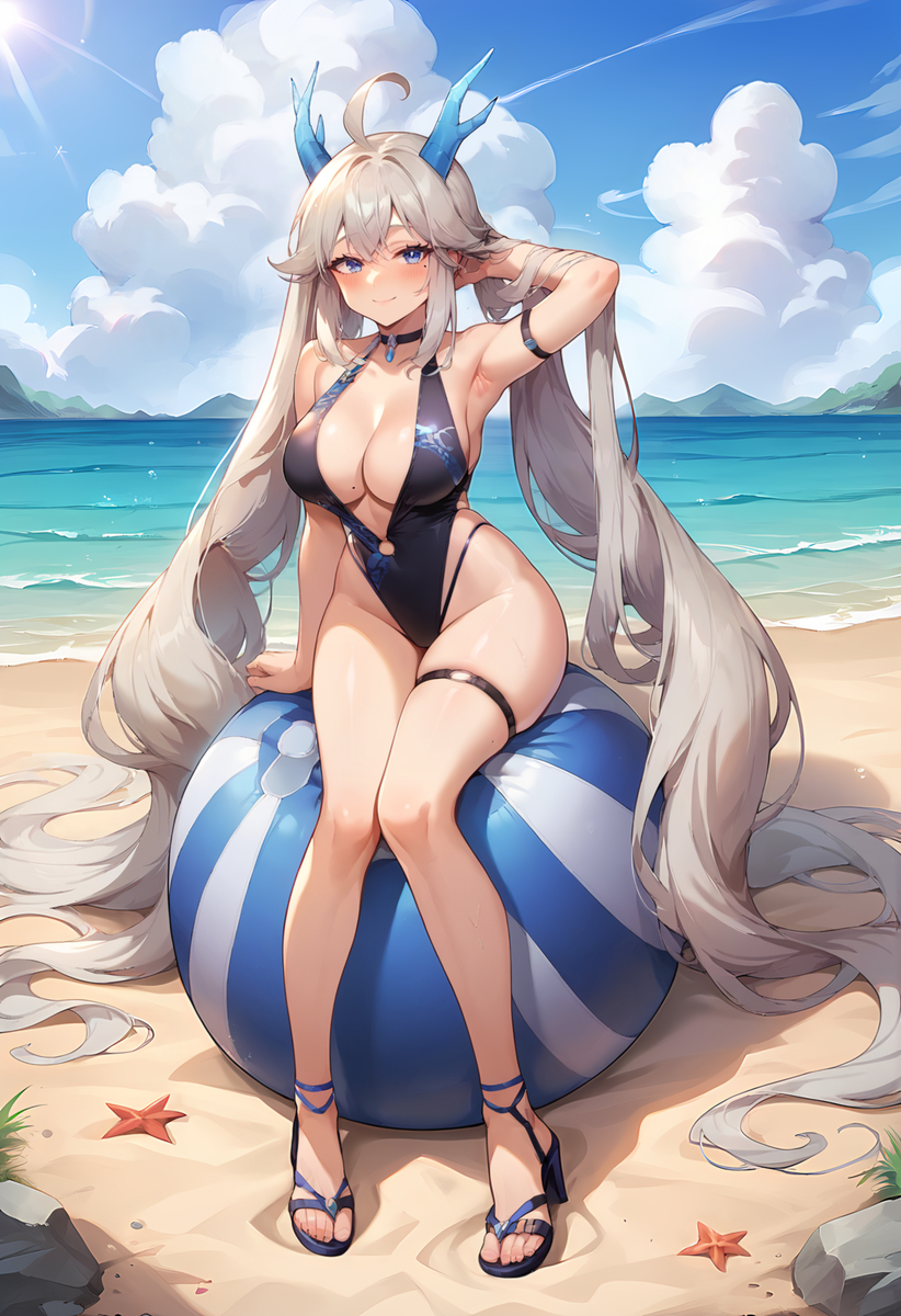 Đọc truyện hentai Tuyển tập Albums Art hentai - Chap 258 - Honglan (Eversoul) | Swimsuit