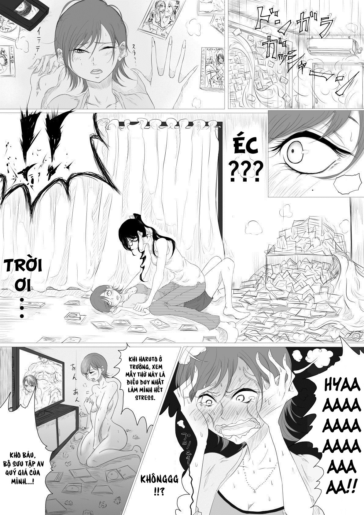 Đọc truyện hentai Bí mật không nói được - Oneshot