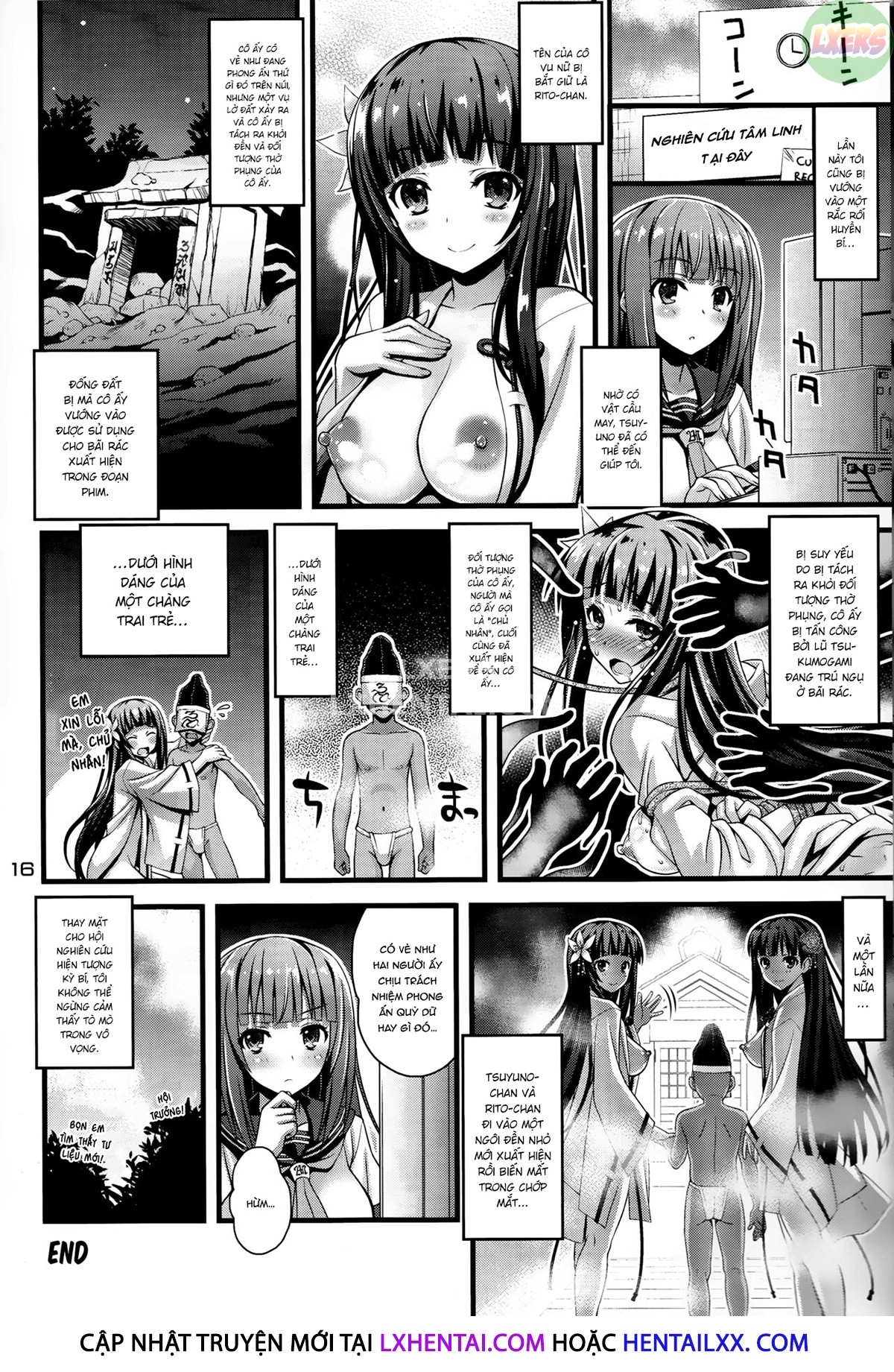Đọc truyện hentai Niku Miko No Utage - Chap 4 ~Houkou No Bakubou~
