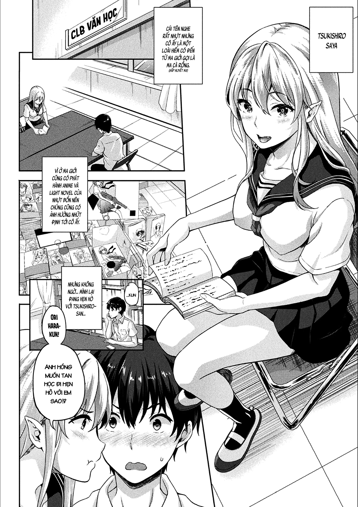 Đọc truyện hentai Người tôi yêu là ma cà rồng!? - Ch. 1