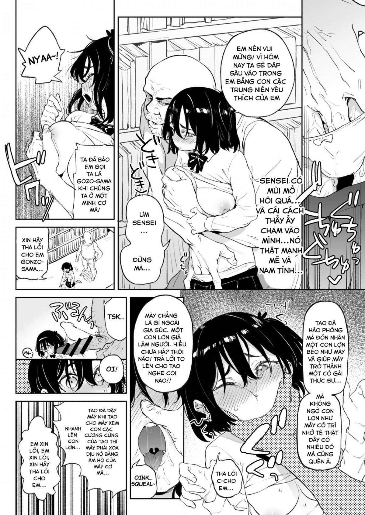 Đọc truyện hentai Một cô gái nữ sinh khỏe mạnh ngây thơ - Oneshot