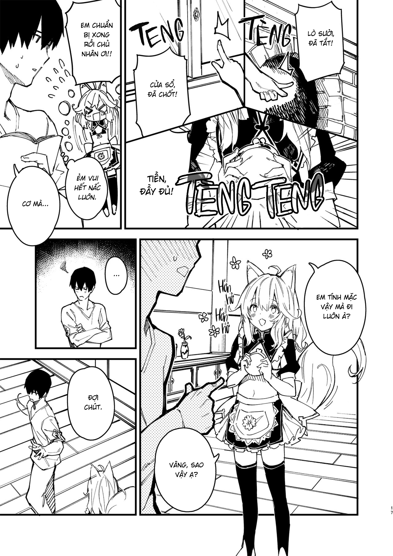 Đọc truyện hentai Sống Cùng Nàng Tai Thú - Chương 2