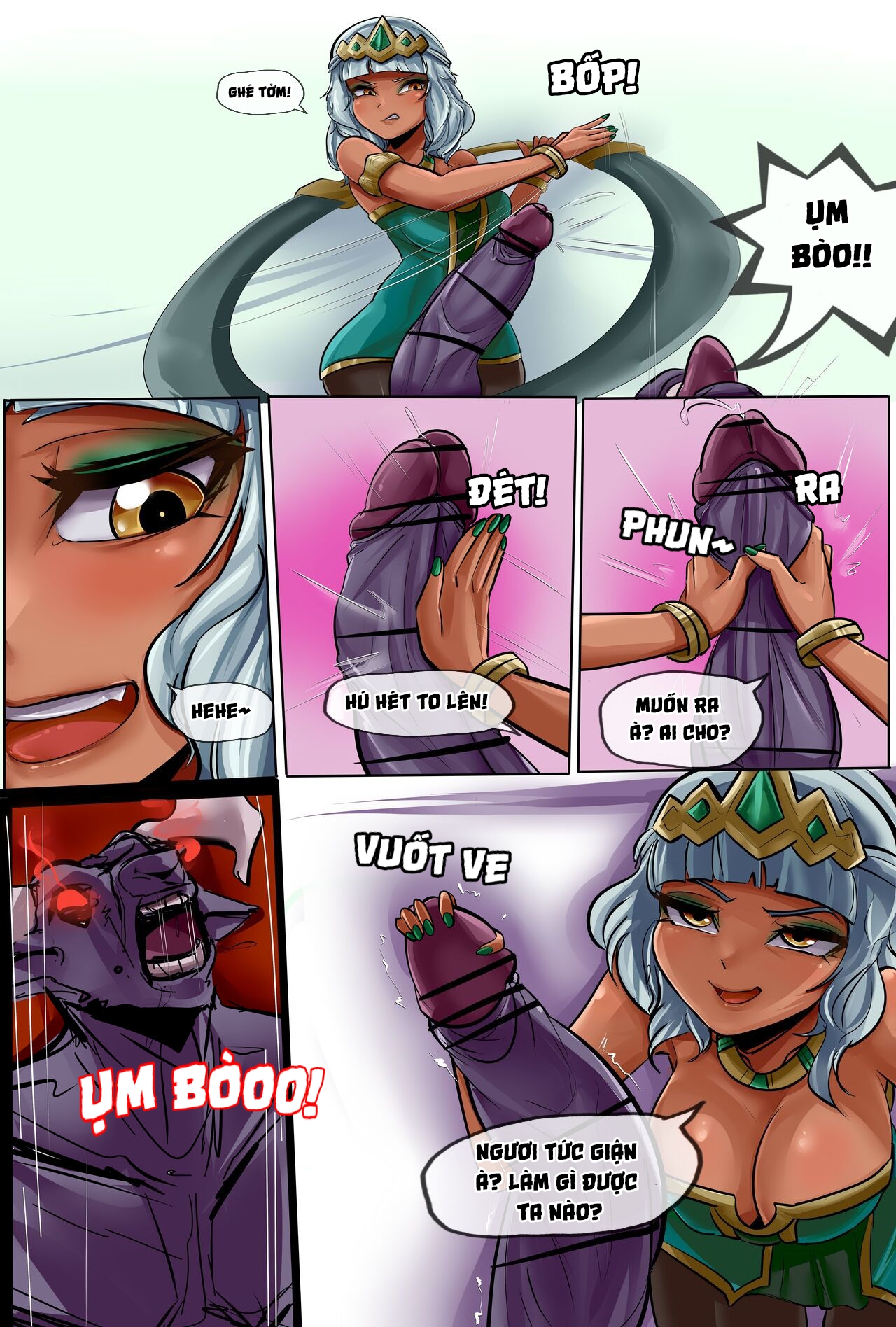 Đọc truyện hentai Qiyana vs Alistar - Oneshot.