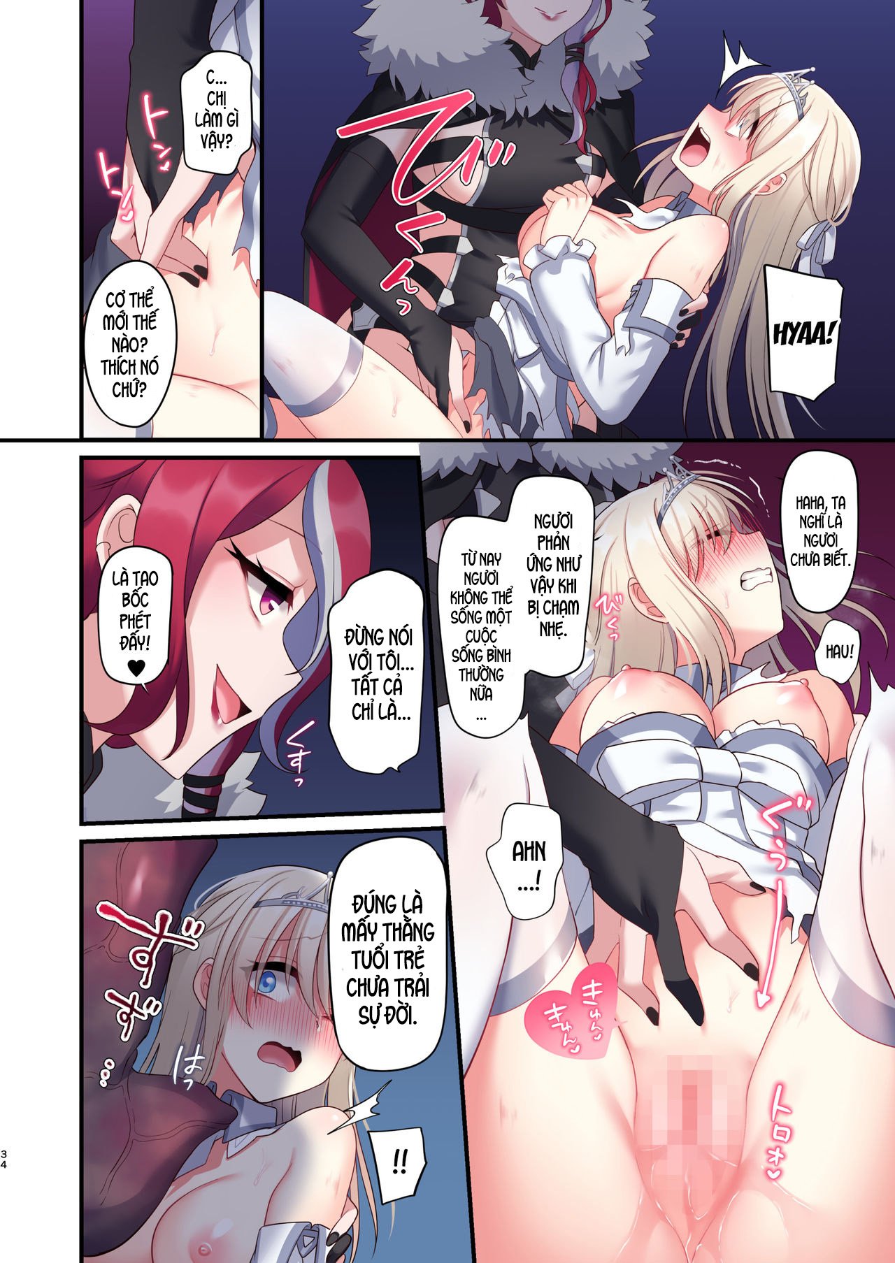 Đọc truyện hentai Noroi no Yubiwa de Game Over + Omake CG - Chap 2: sếch tàn bạo