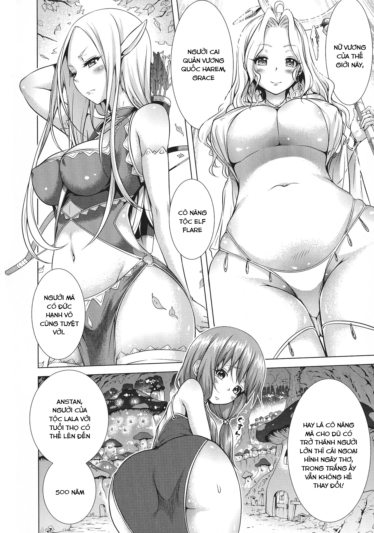 Đọc truyện hentai Isekai Harem Paradise - (Jou) Chap 1