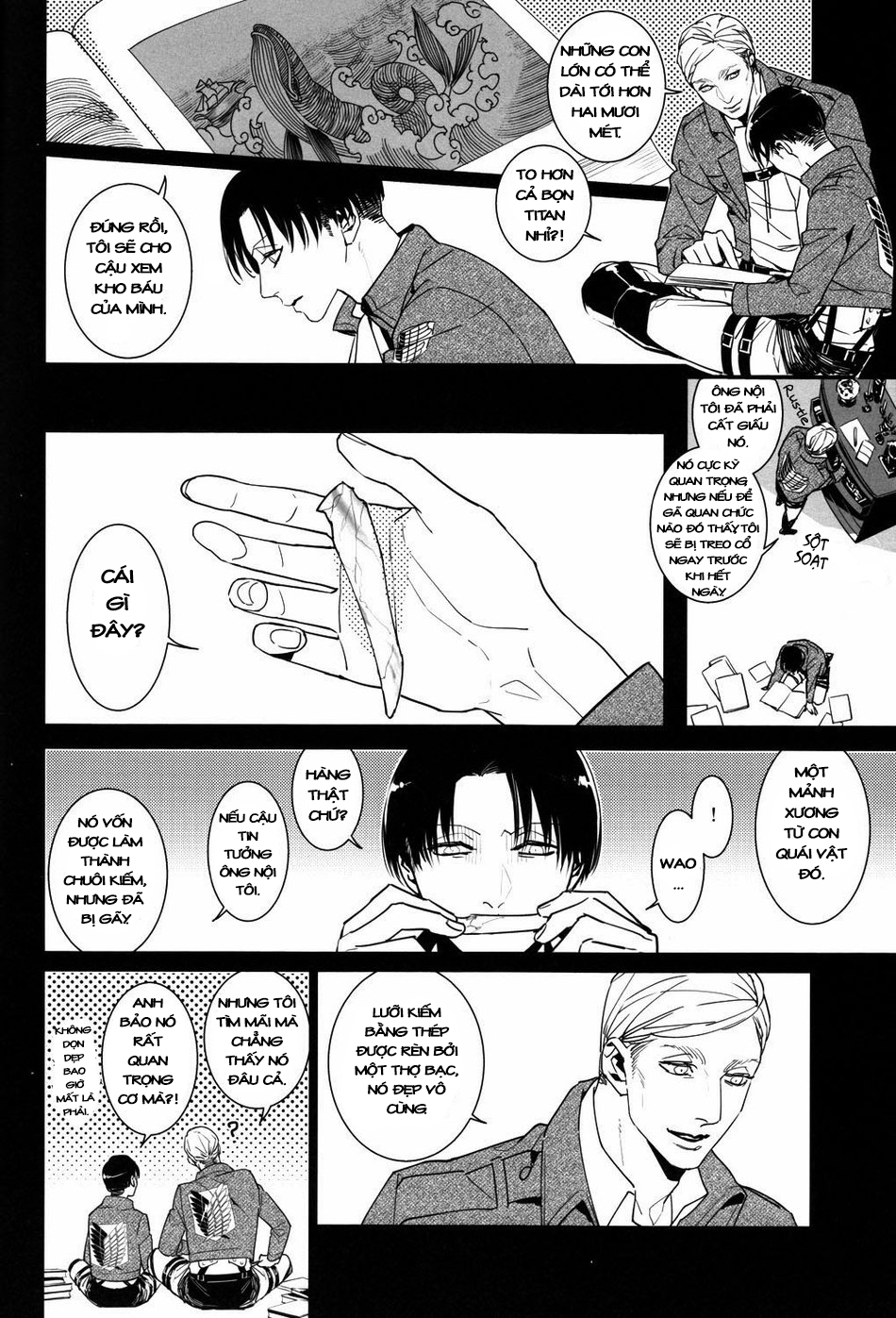 Đọc truyện hentai Drop Dead! Fuckin’ Moby Dick (Shingeki no Kyojin) - Oneshot