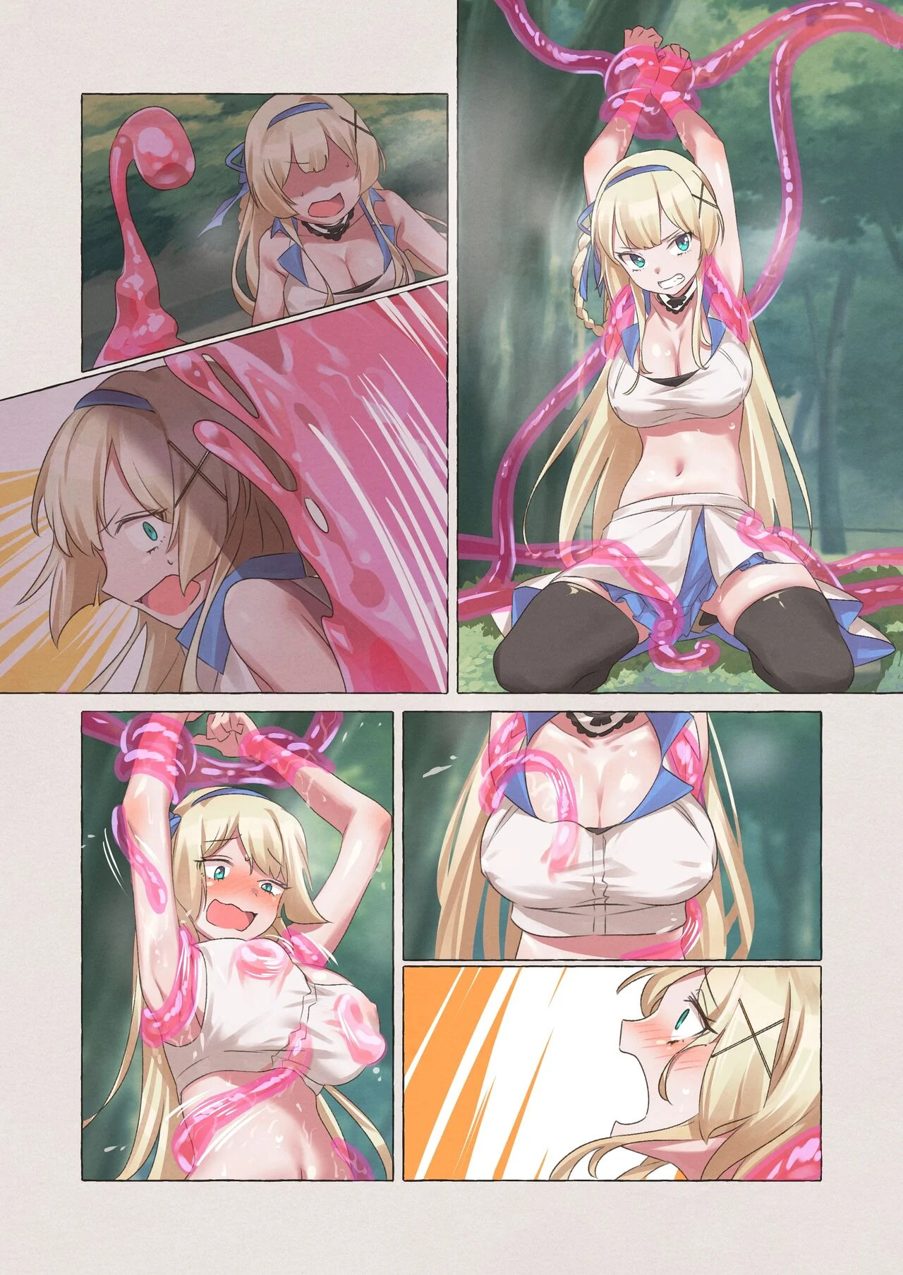 Đọc truyện hentai Slime Pandemic ~princess knightess succumbs to a slime's energy drain~ - Oneshot