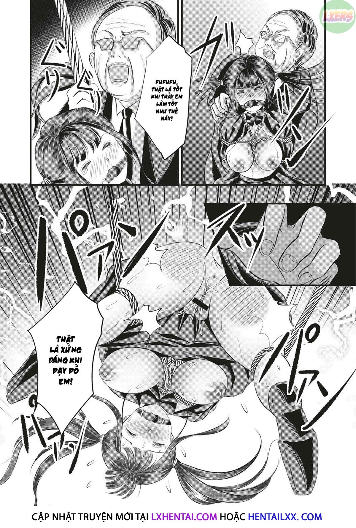 Đọc truyện hentai Kinbaku Seidorei Choukyou Gakuen - Chap 1