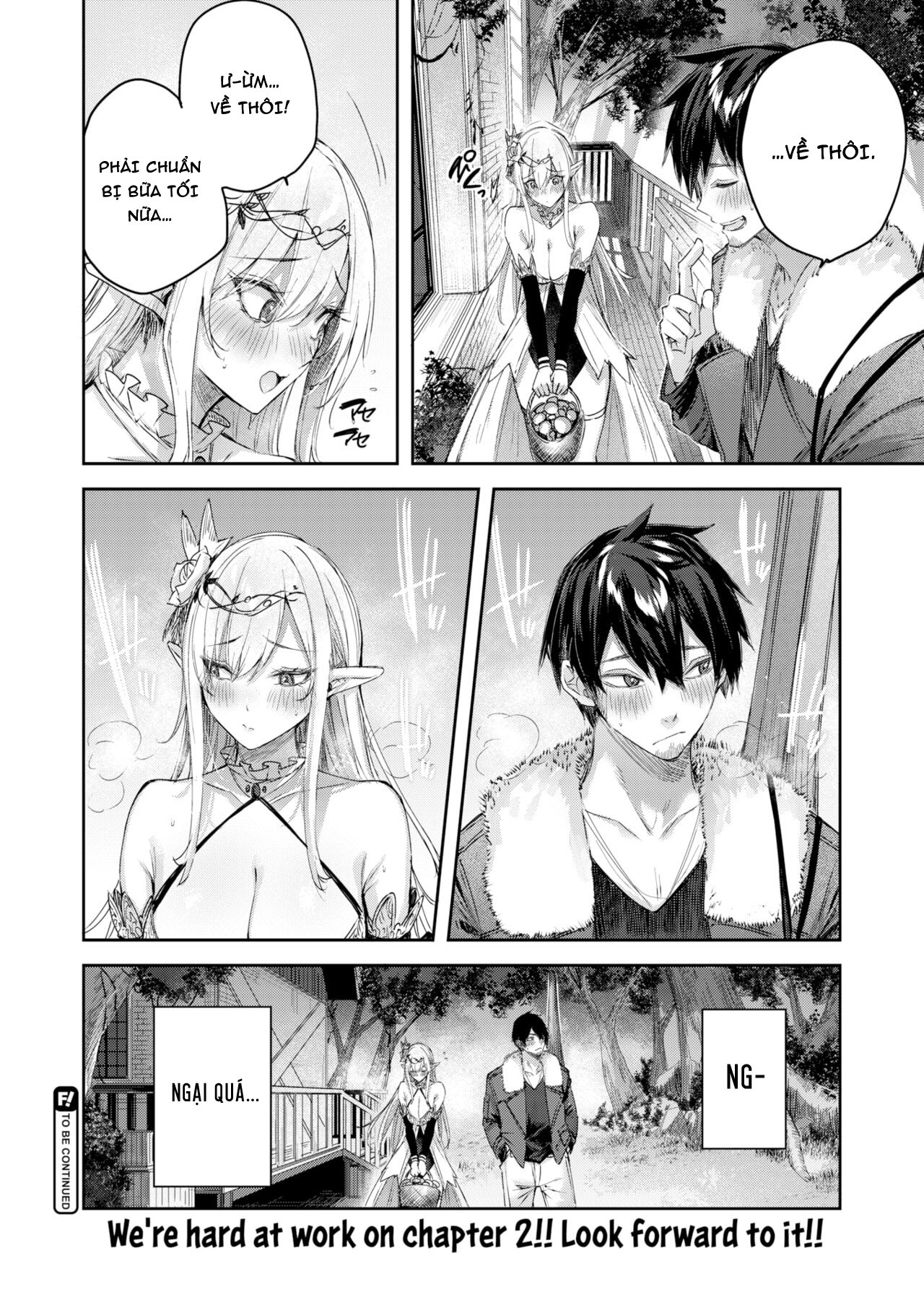 Đọc truyện hentai Anh chàng thợ săn và cô yêu tinh may mắn - Chap 1