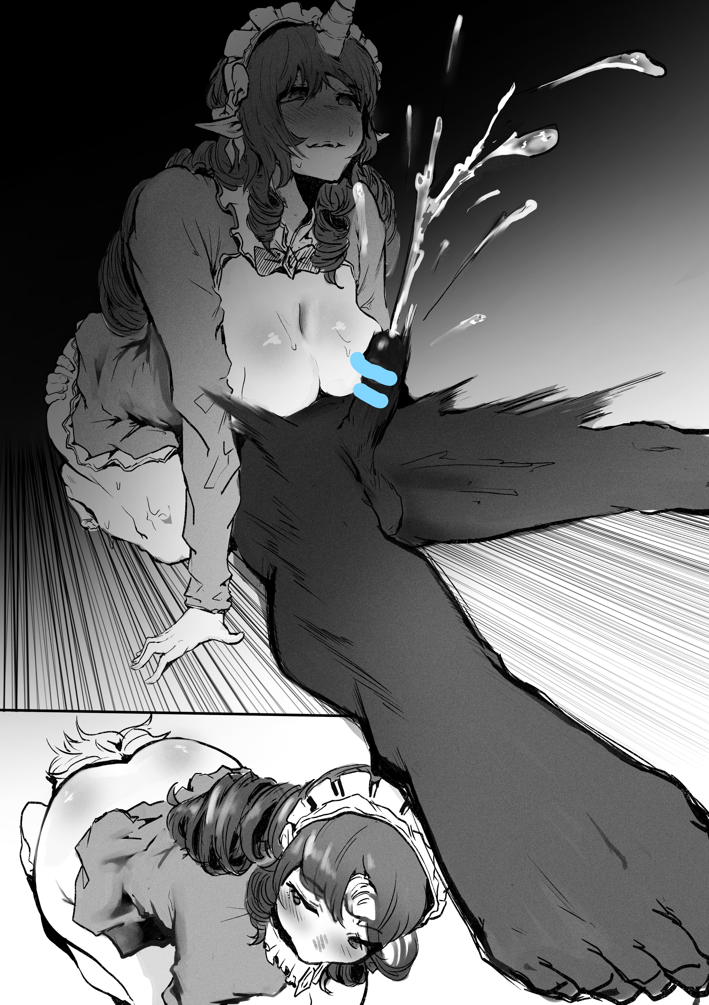 Đọc truyện hentai Tiệm trà ngọt ngào - Tầng 2 của quán