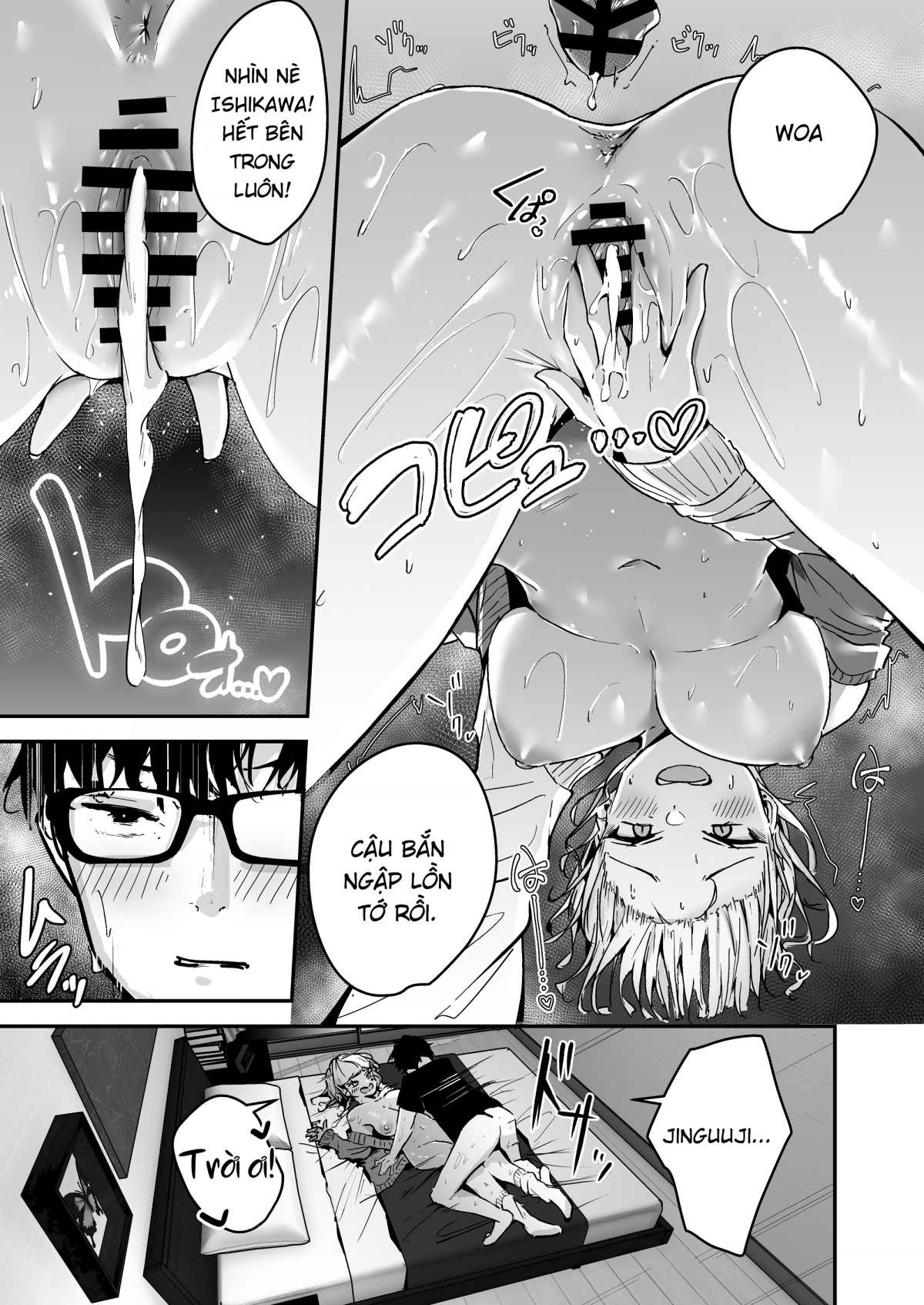 Đọc truyện hentai Cô nàng Gyaru tóc vàng ngực khủng coi tôi như một tên trai bao - Oneshotshotshotshotshot