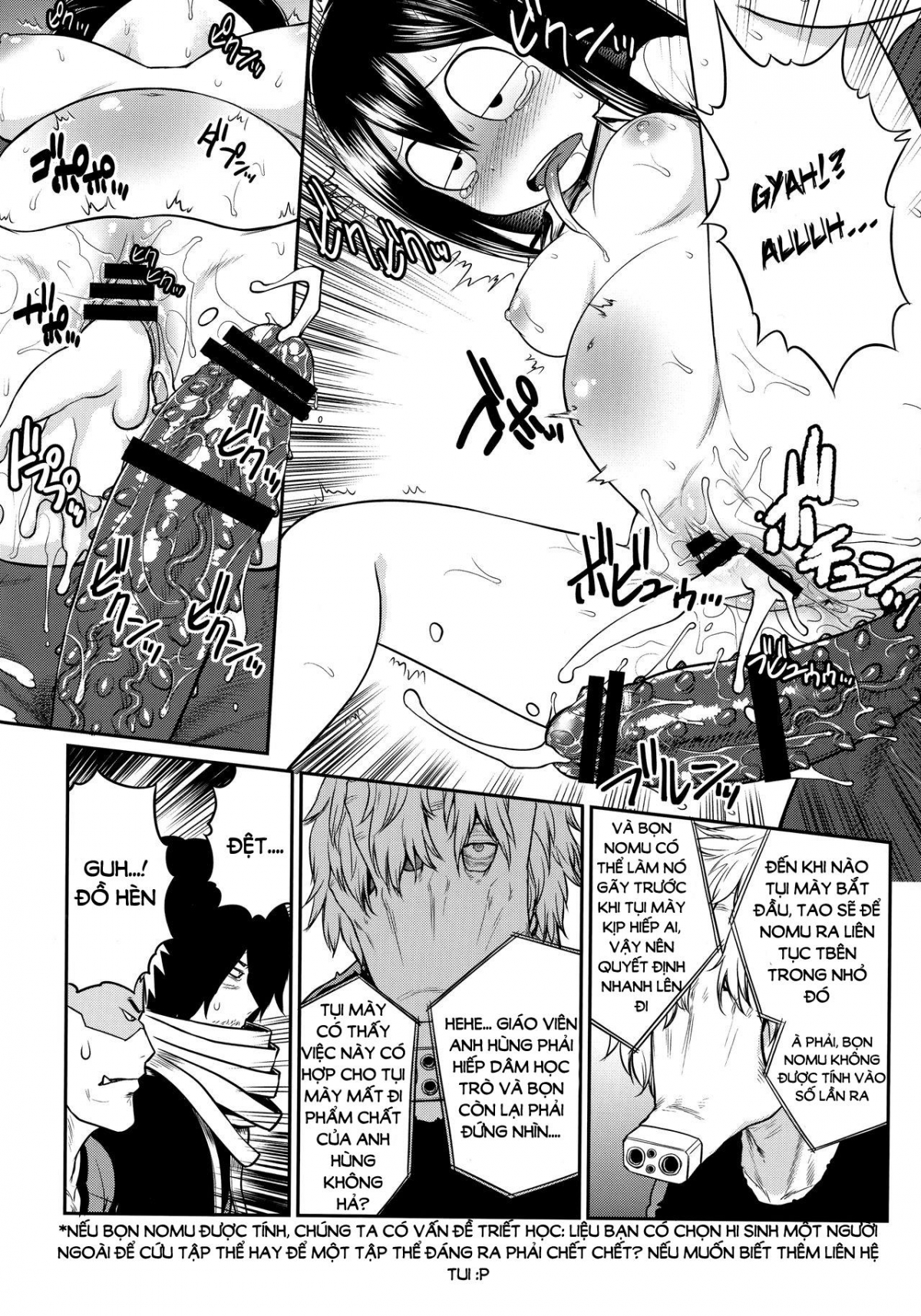 Đọc truyện hentai My gangbang academia (My hero academia) - Oneshot