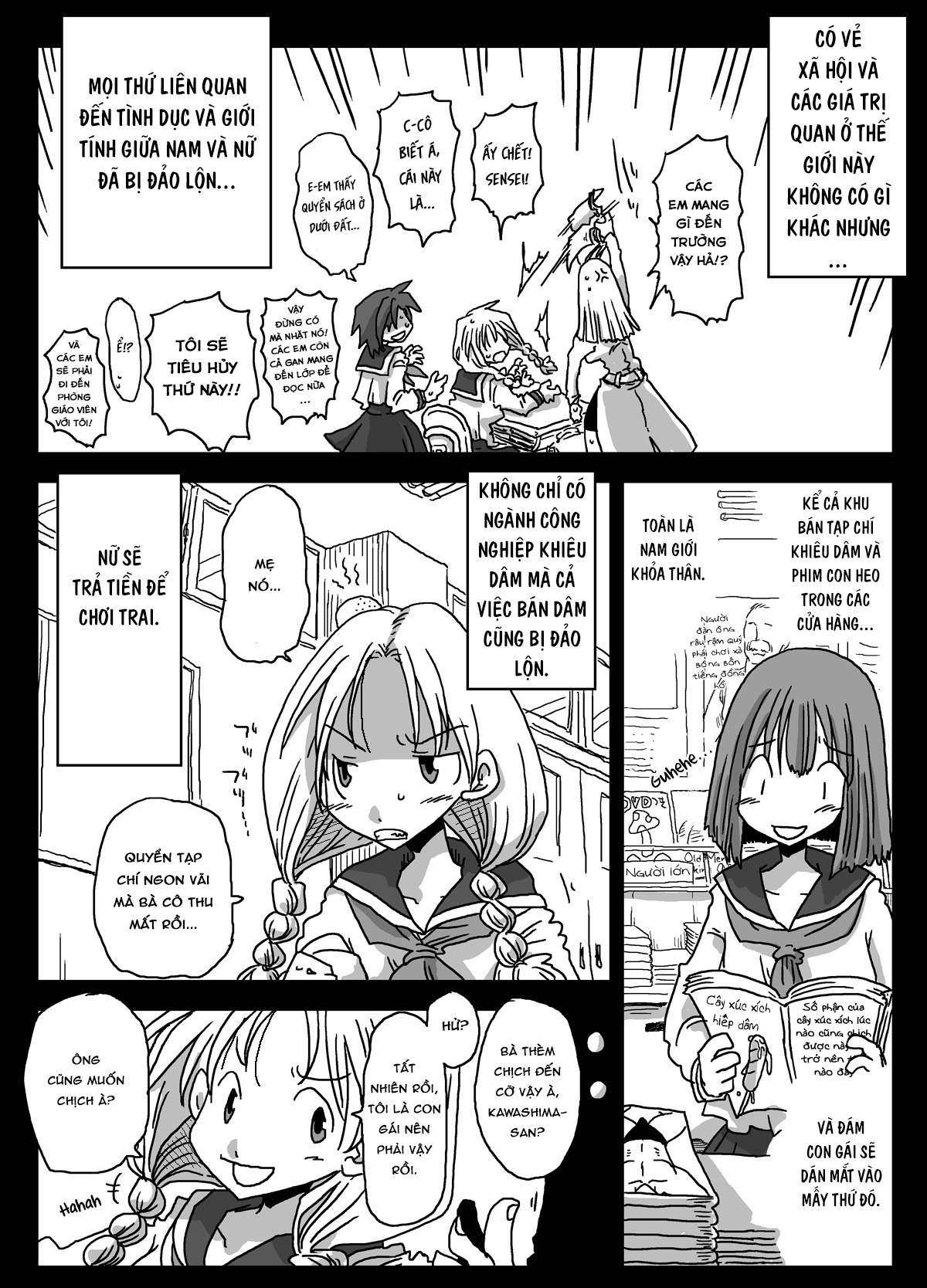 Đọc truyện hentai Thế giới đảo lộn về quan niệm giới tính - Chap 1