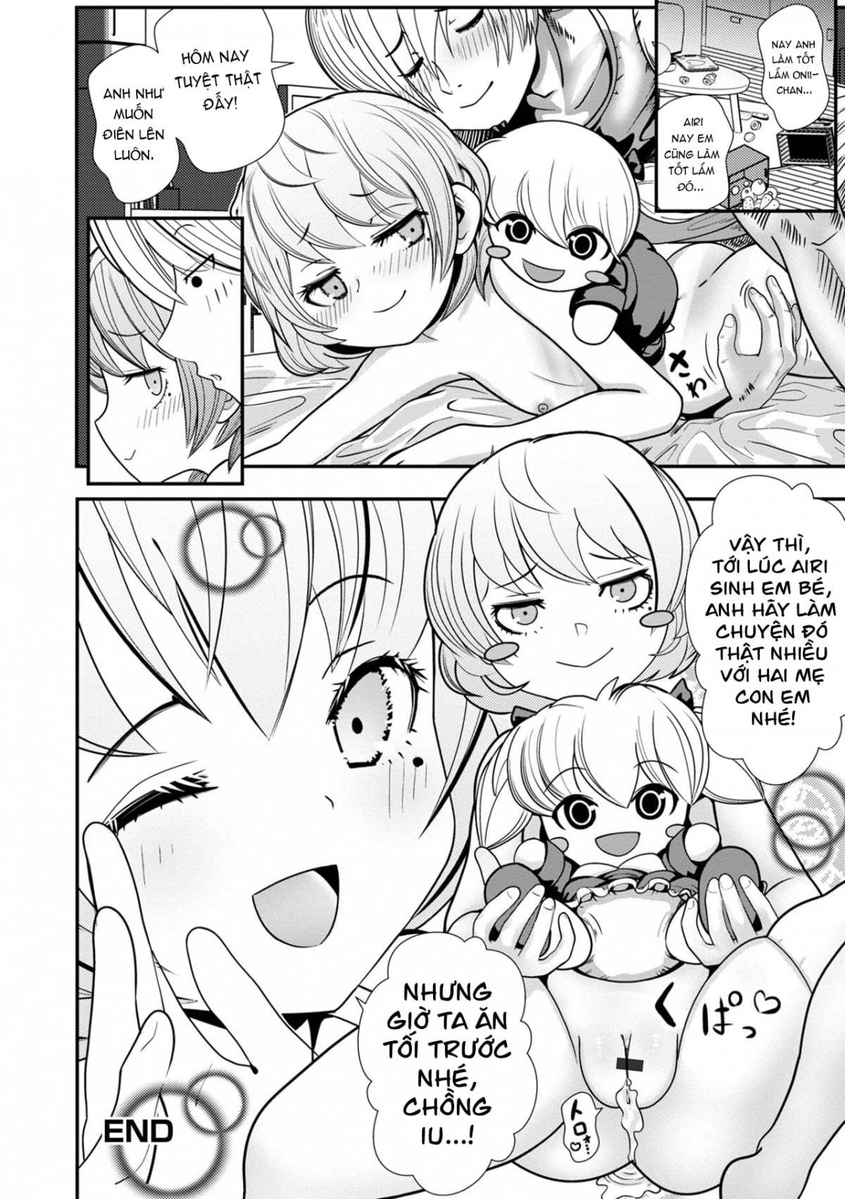 Đọc truyện hentai Chơi giả làm gia đình cùng em gái - Oneshot