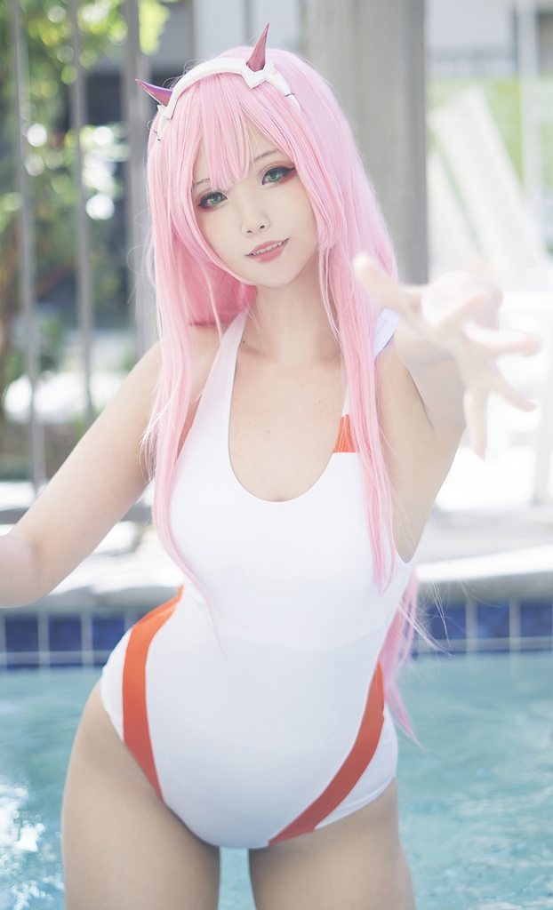 Đọc truyện hentai Tuyển tập Albums siêu phẩm Cosplay - Chap 883 - Hana Bunny – Zero Two Swimsuit