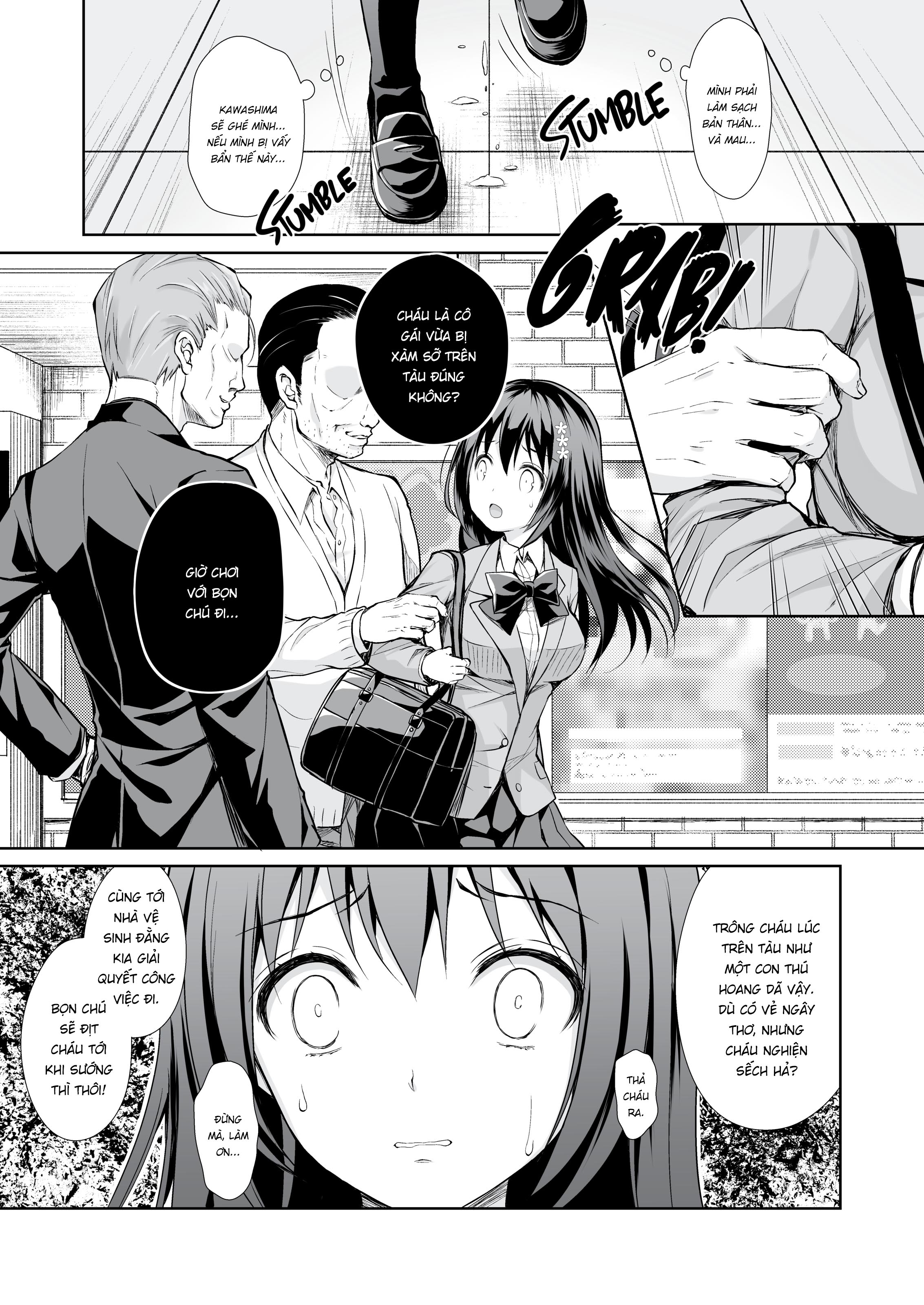 Đọc truyện hentai Chuyến tàu đáng xấu hổ - Chapter 1: Tôi bị xàm sỡ ngay cạnh crush của mình