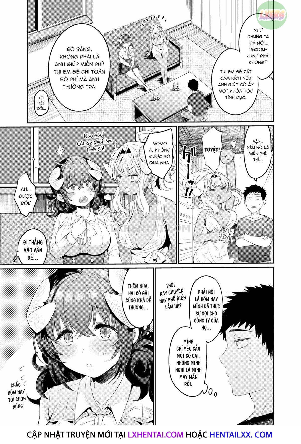 Đọc truyện hentai Những nàng Succubus thánh thiện - Oneshot