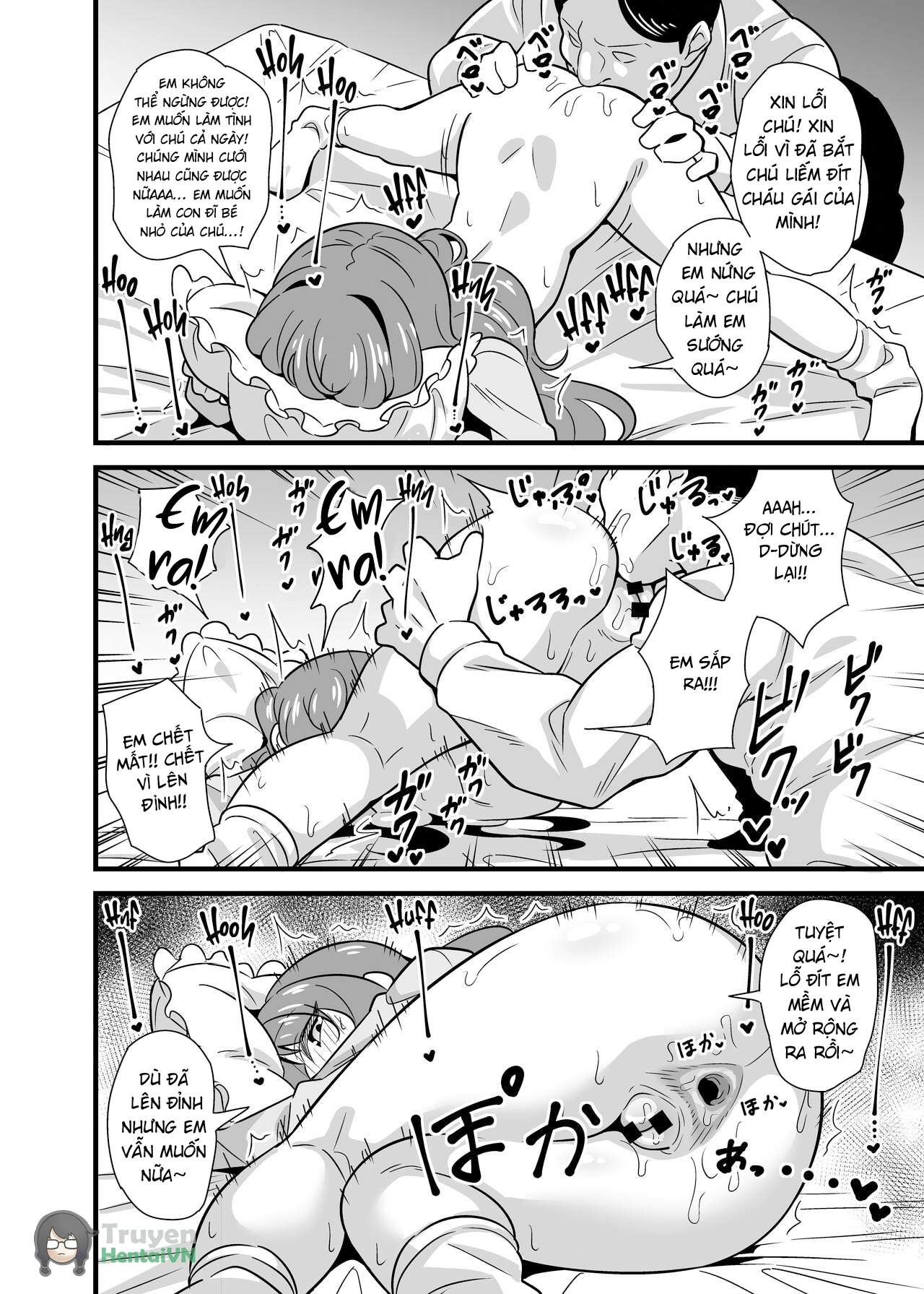 Đọc truyện hentai Oji Saimin Donkan na Ojisan wa Mori no Tsuita Mei-kko Senyou Niku Dirudo - Oneshot