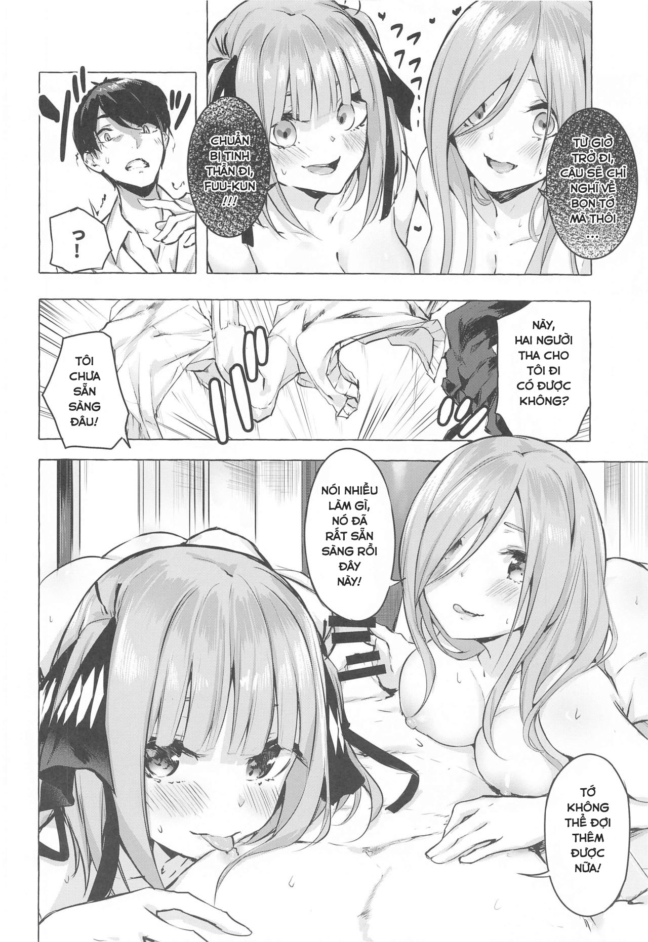 Đọc truyện hentai Hanayome no Kakuritsu (Gotoubun no Hanayome) - Oneshot