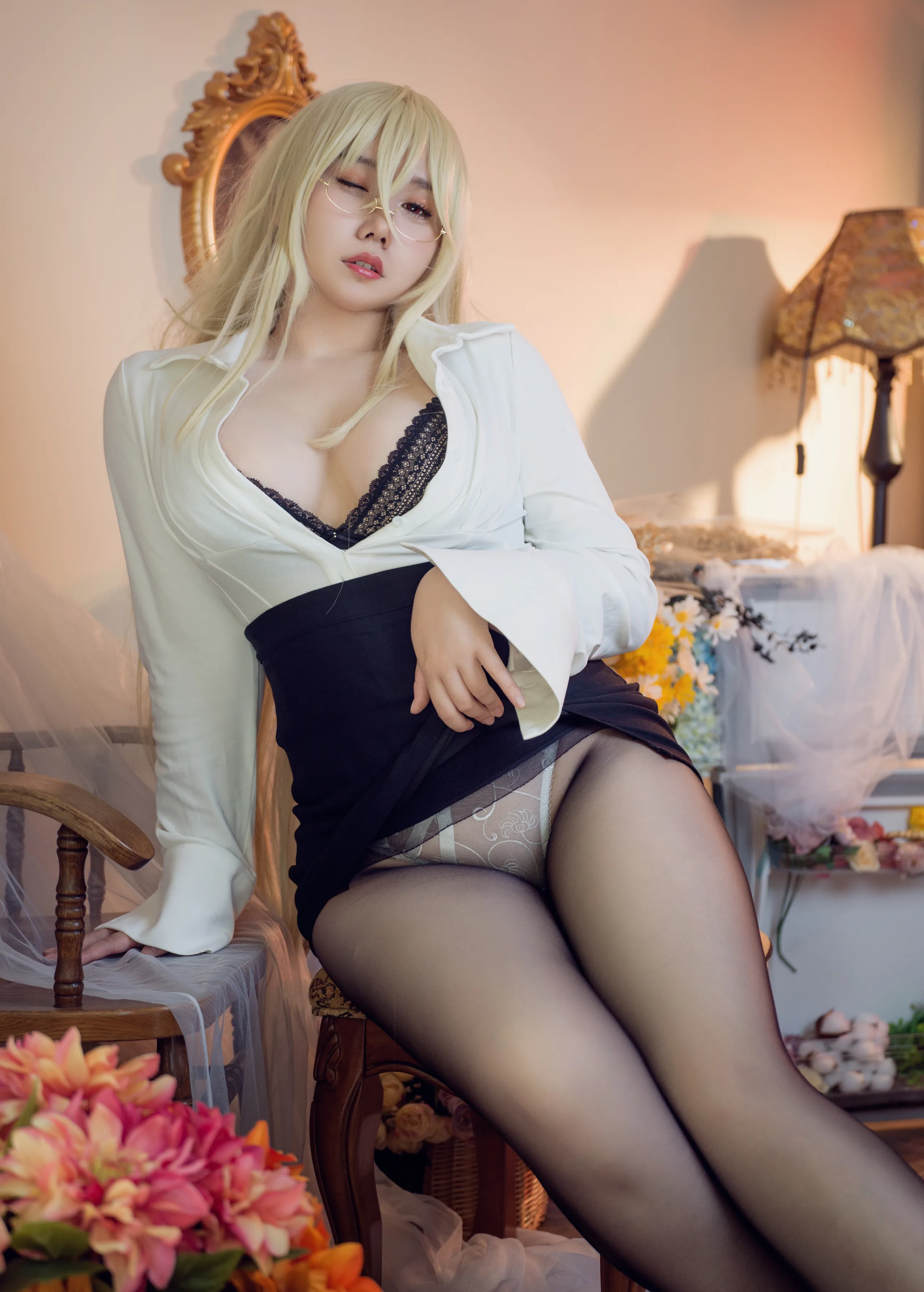 Đọc truyện hentai Tuyển tập Albums siêu phẩm Cosplay - Chap 1116 - Mahuajiang - Azur Lane: Vengeance