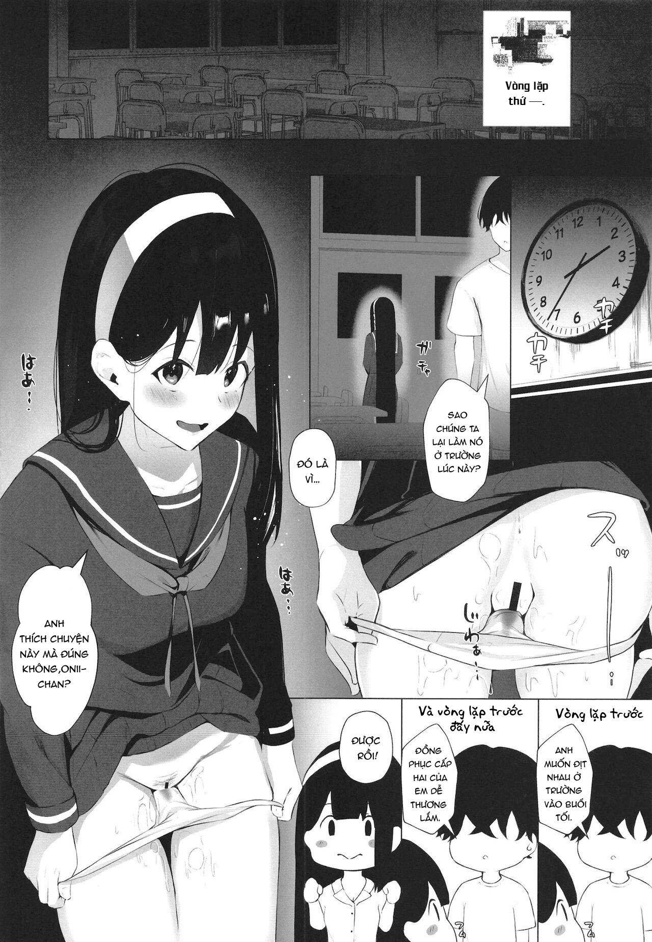 Đọc truyện hentai Cô em gái nghiện tua ngược thời gian! - Chap 2