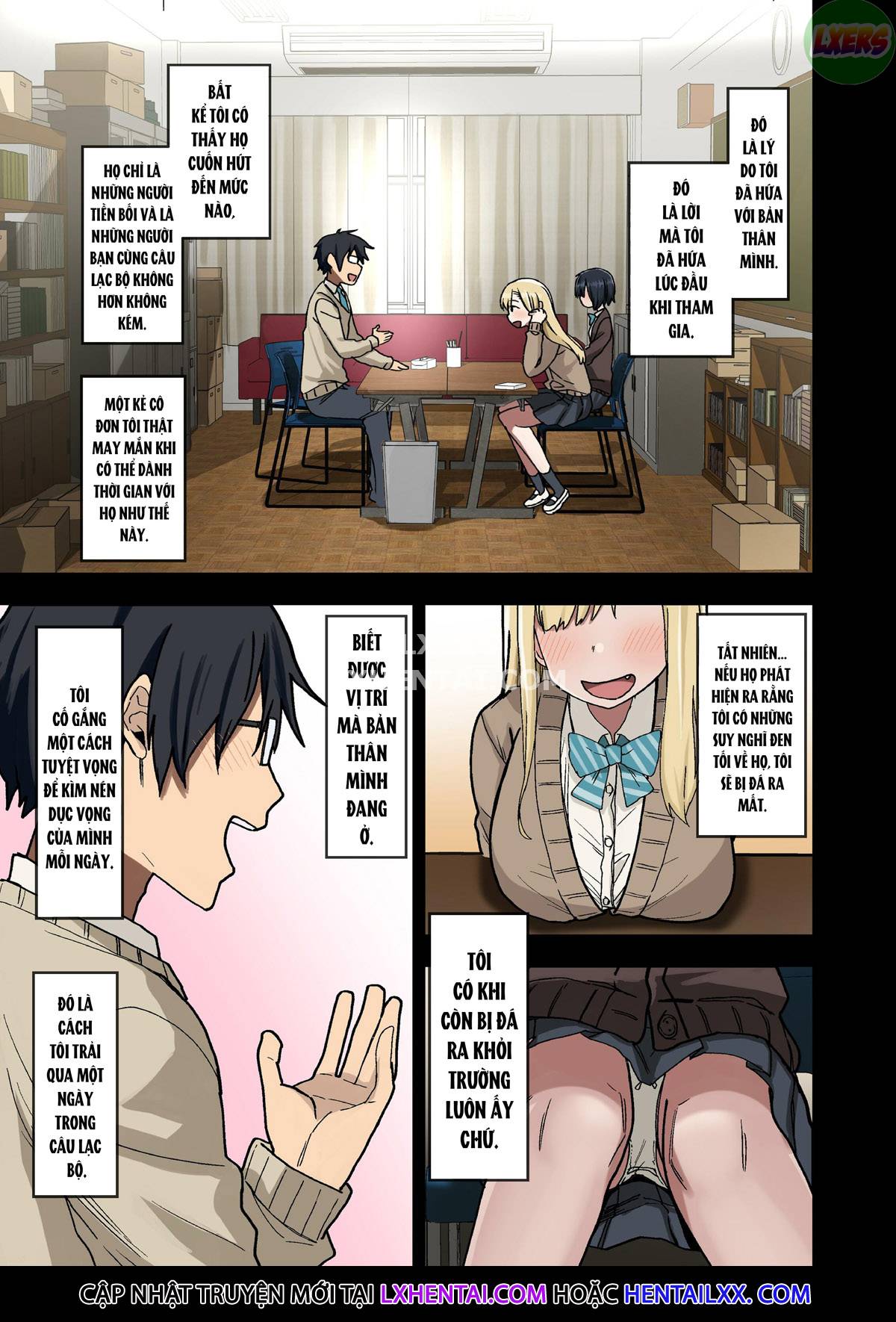 Đọc truyện hentai Vì senpai cho phép nên tôi đã làm chuyện đó với chị ấy - Chap 1 - Full Color