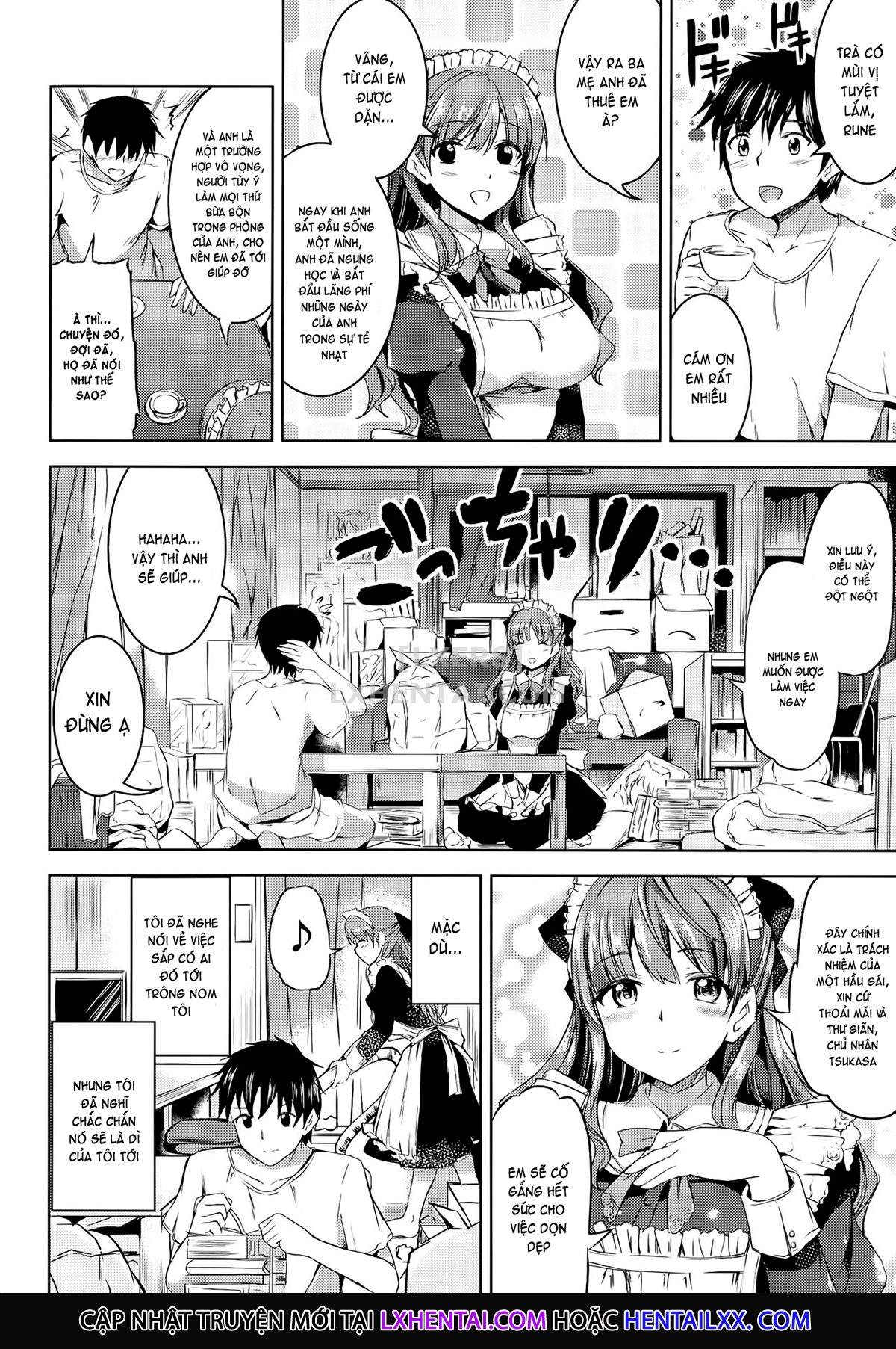 Đọc truyện hentai Ojousama No Maid Jijou - Chap 3