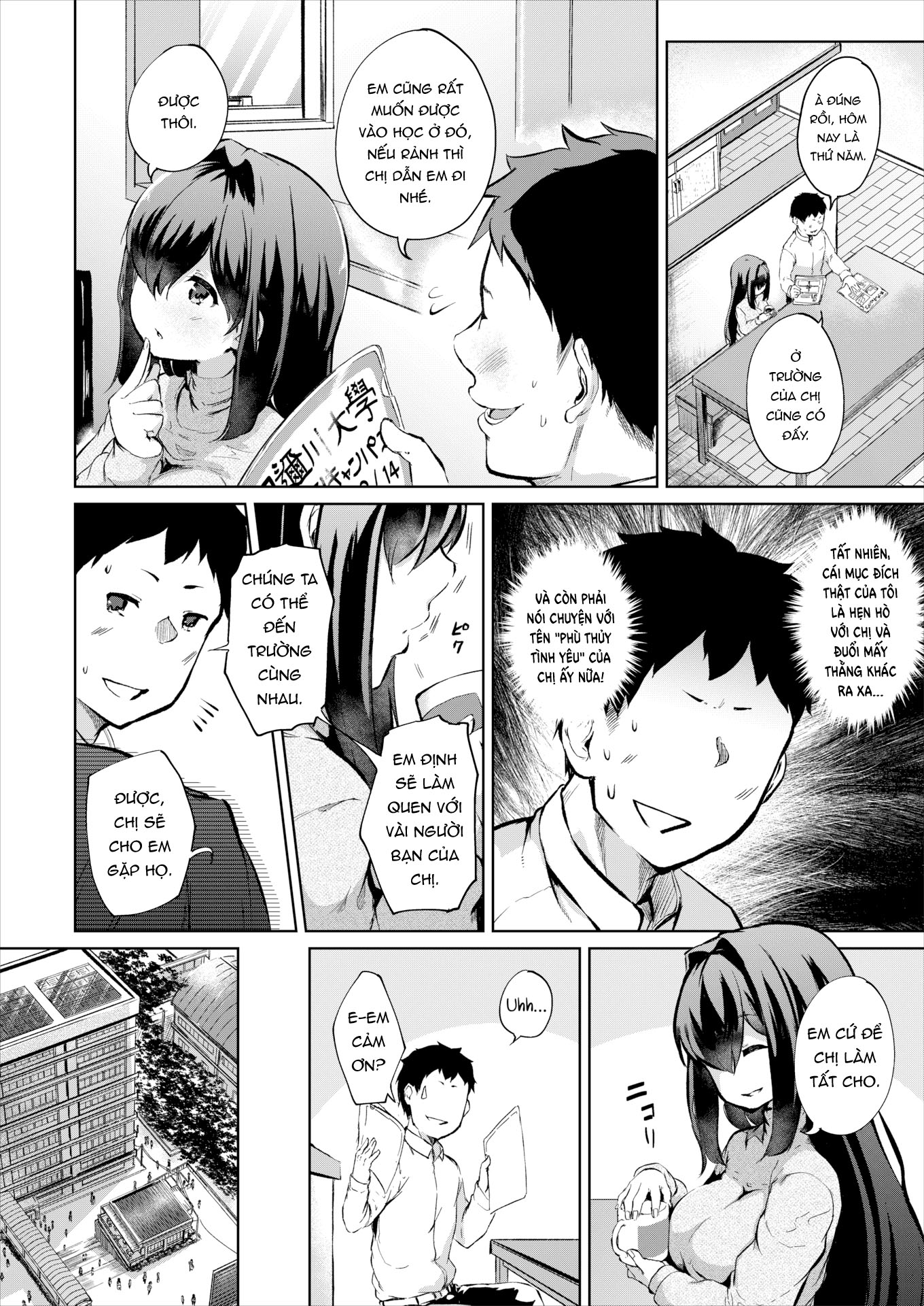 Đọc truyện hentai Thõa mãn em trai là công việc của chị - Oneshot