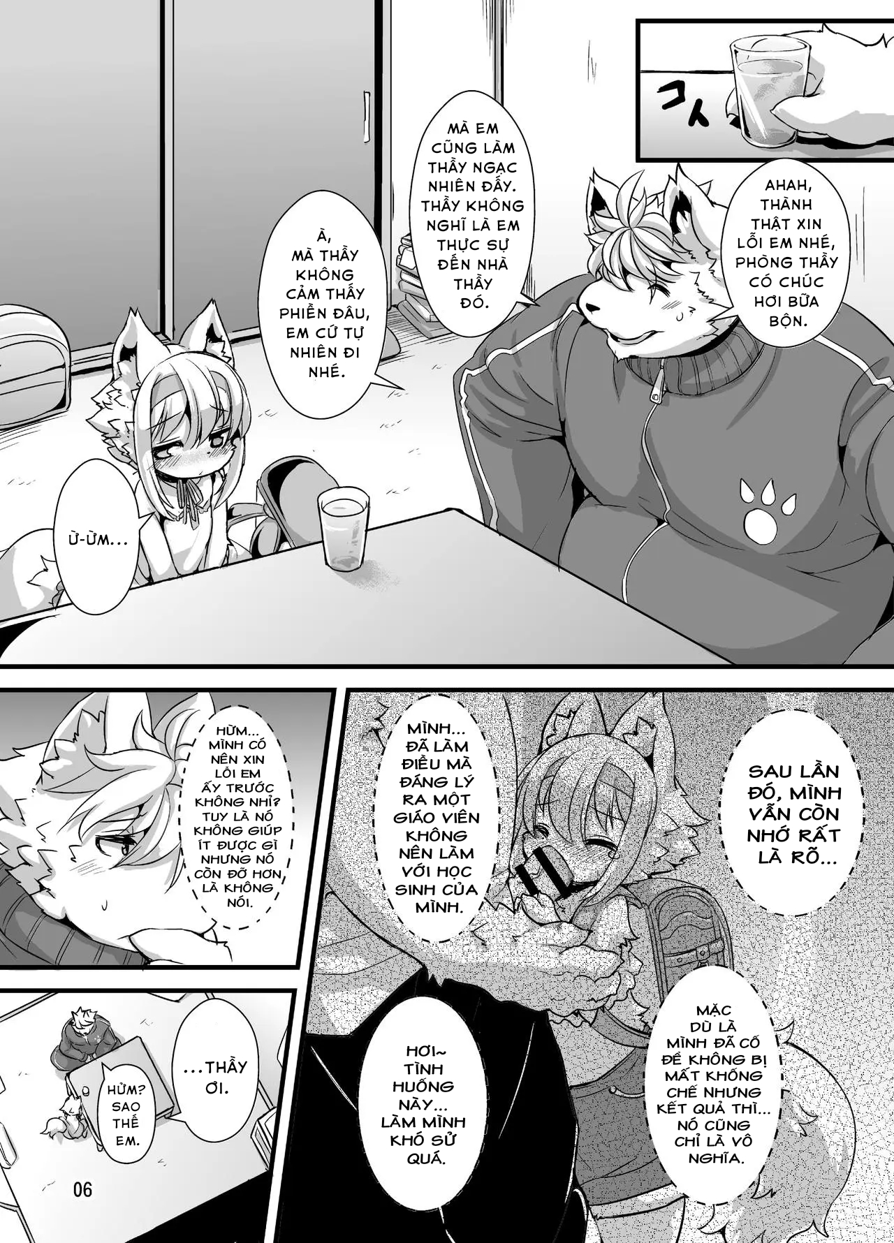 Đọc truyện hentai Một cuốn sách trong đó một con thú mang cặp sách yêu cầu Senei dạy cậu bài tập về nhà. - Phần 2