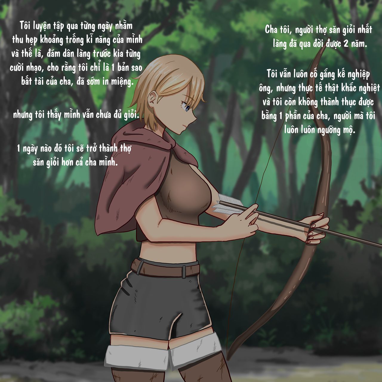 Đọc truyện hentai Cuộc đấu tranh nuôi con của một nữ thợ săn! - Chap 1