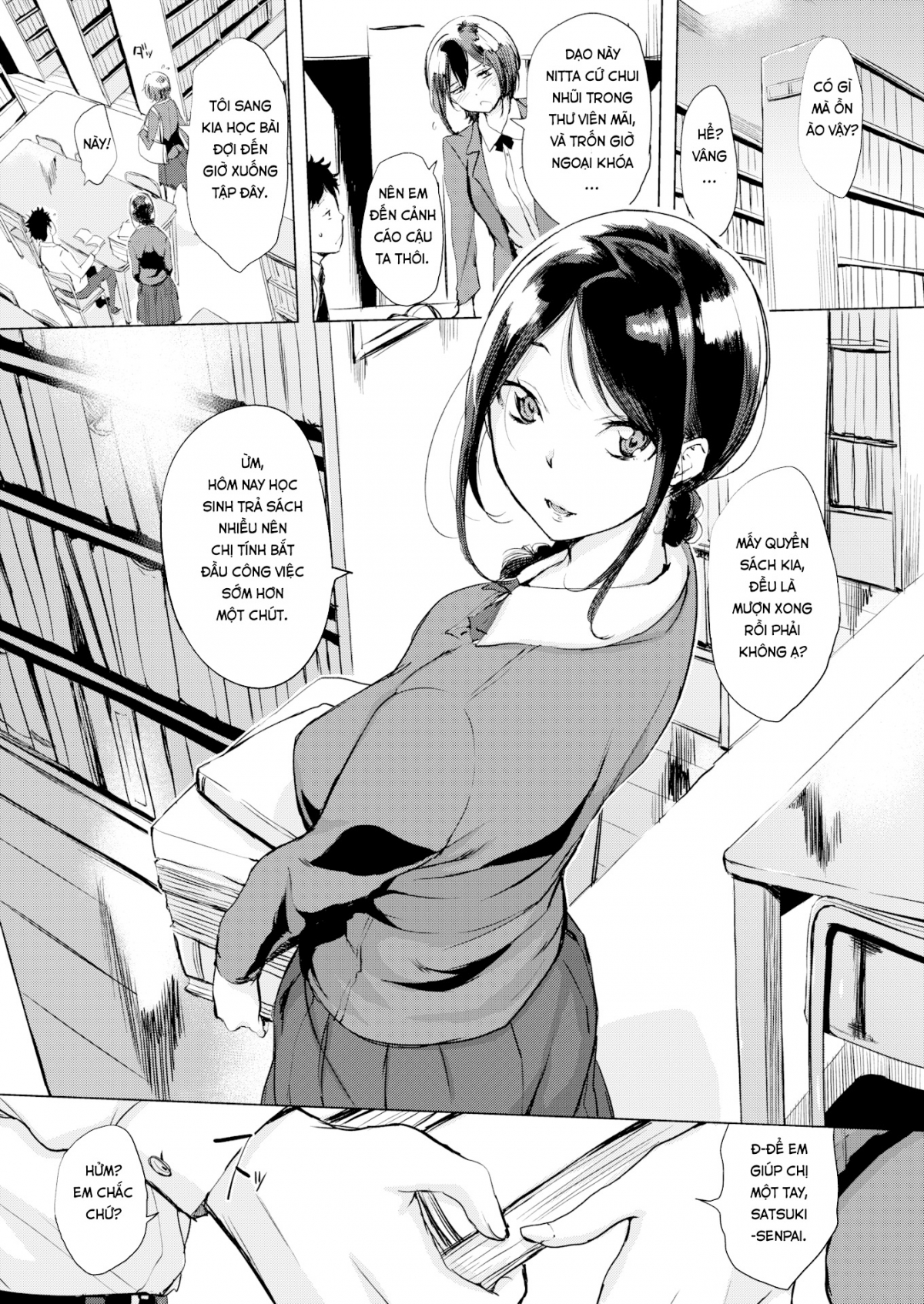 Đọc truyện hentai Thư Viện Của Những Nụ Cười - Oneshot